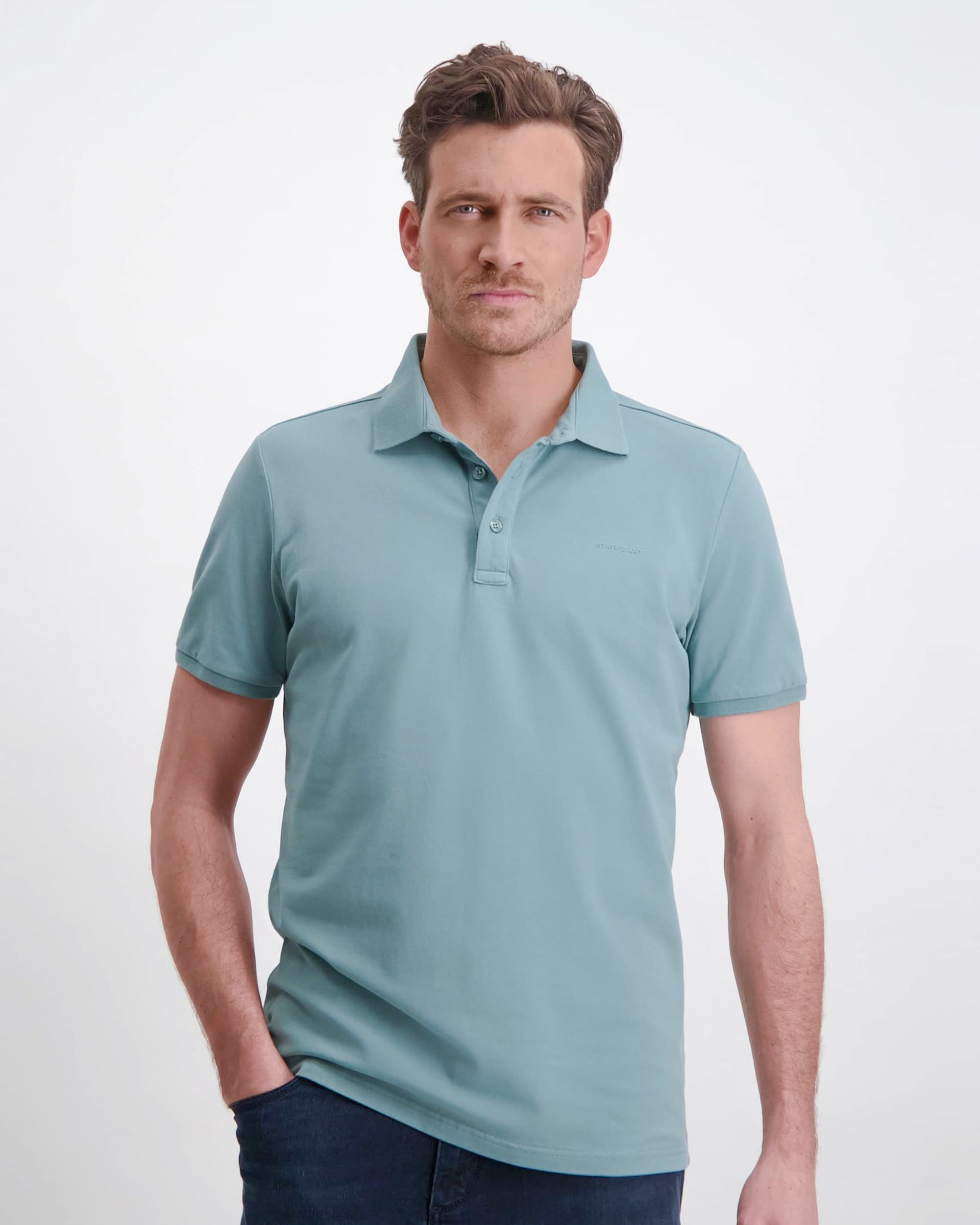 State of Art Polo KM Blauw 084354-001-4XL