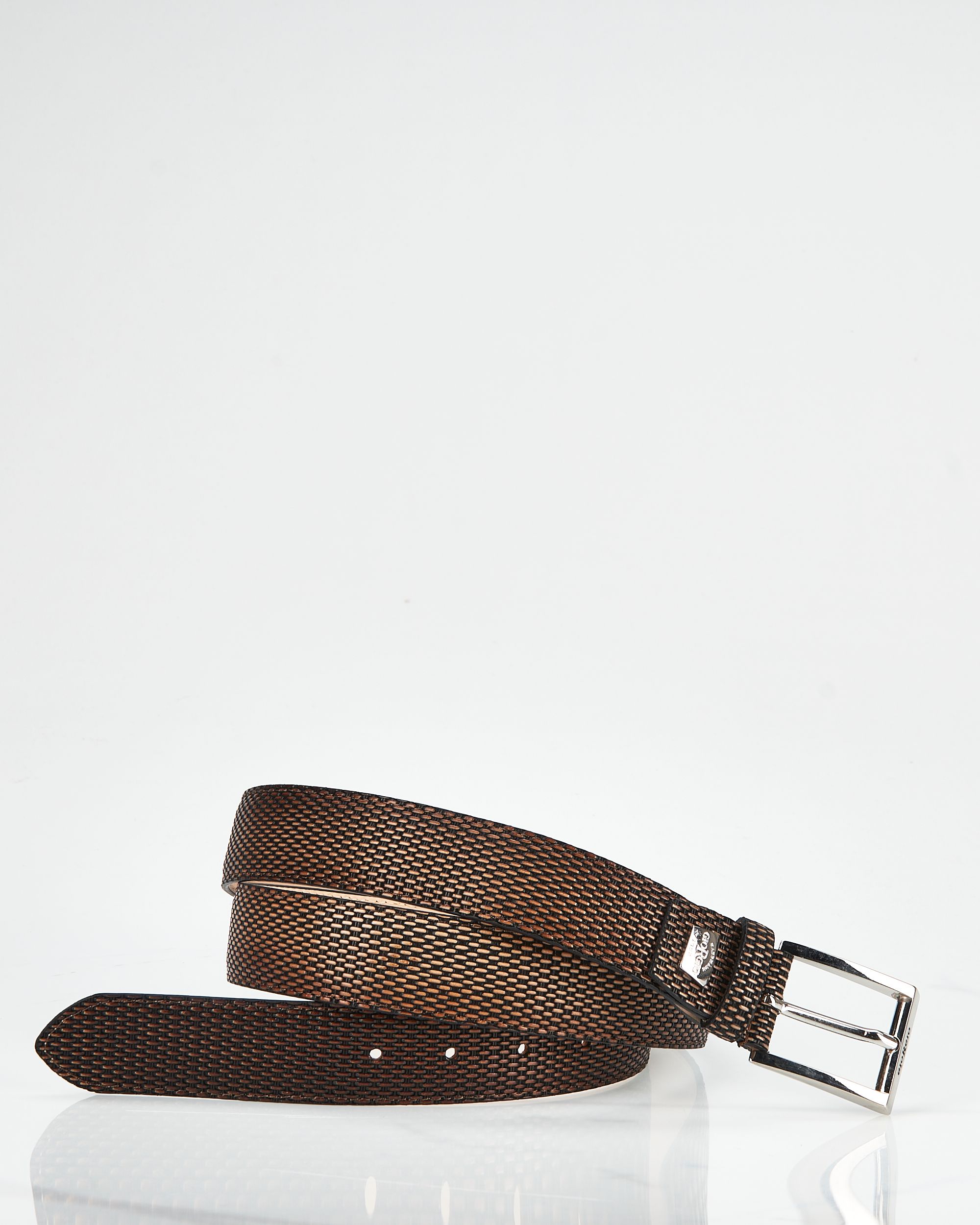 Giorgio Geklede riem Beige 084465-001-115