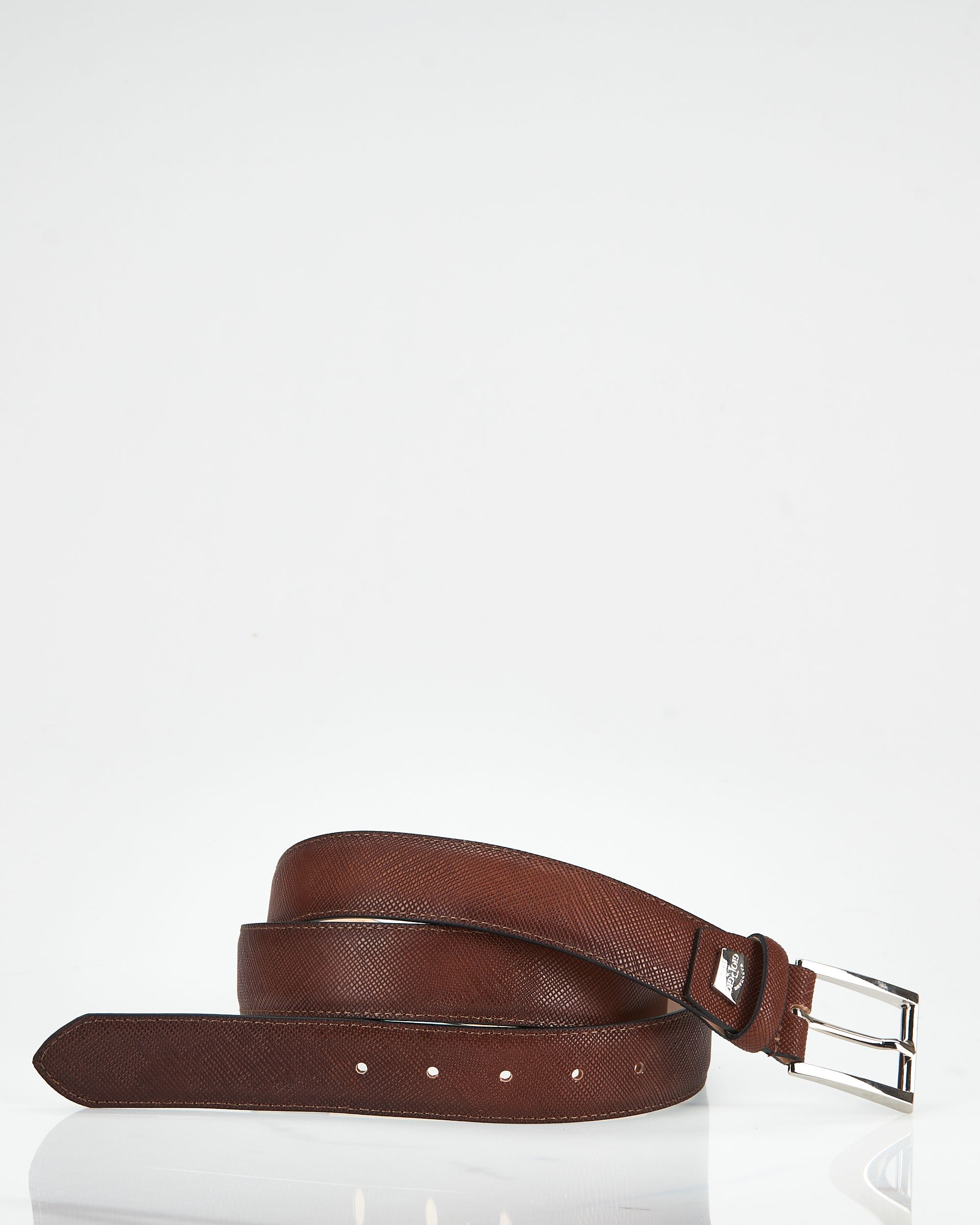 Giorgio Geklede riem Cognac 084467-001-115