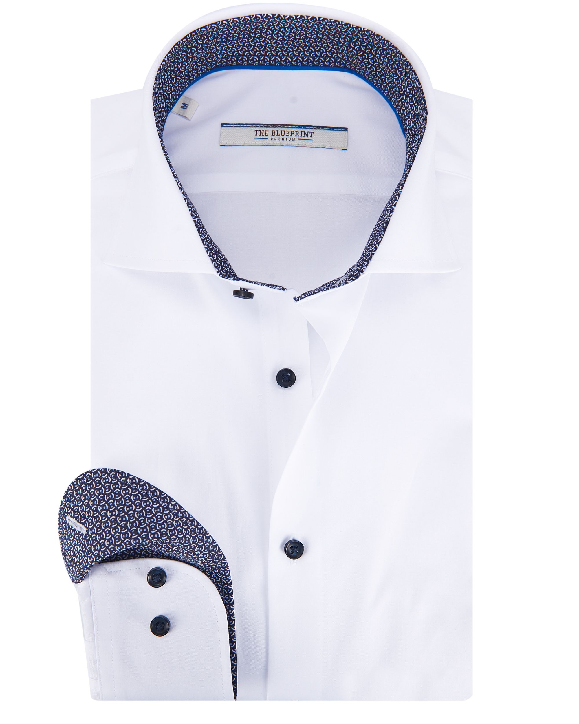 The BLUEPRINT Premium Trendy overhemd LM WHITE 084478-001-L