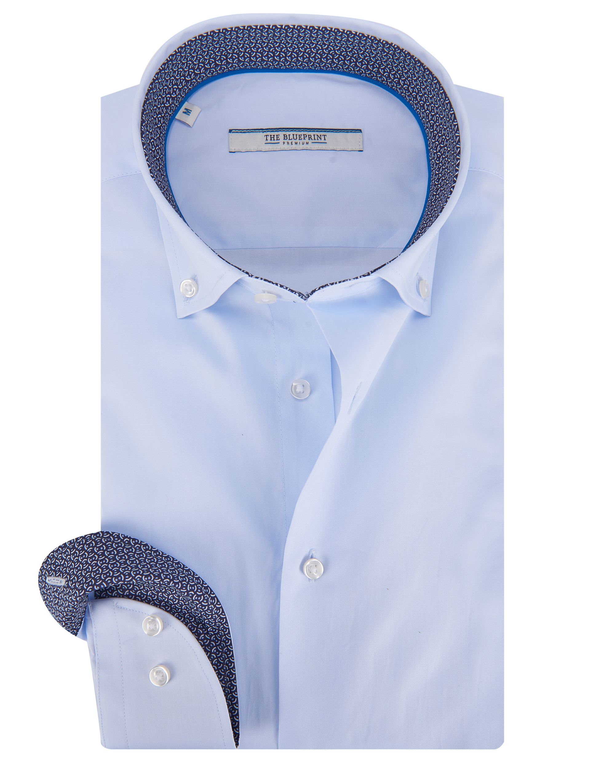 The BLUEPRINT Premium Trendy overhemd LM L.BLUE 084479-001-L