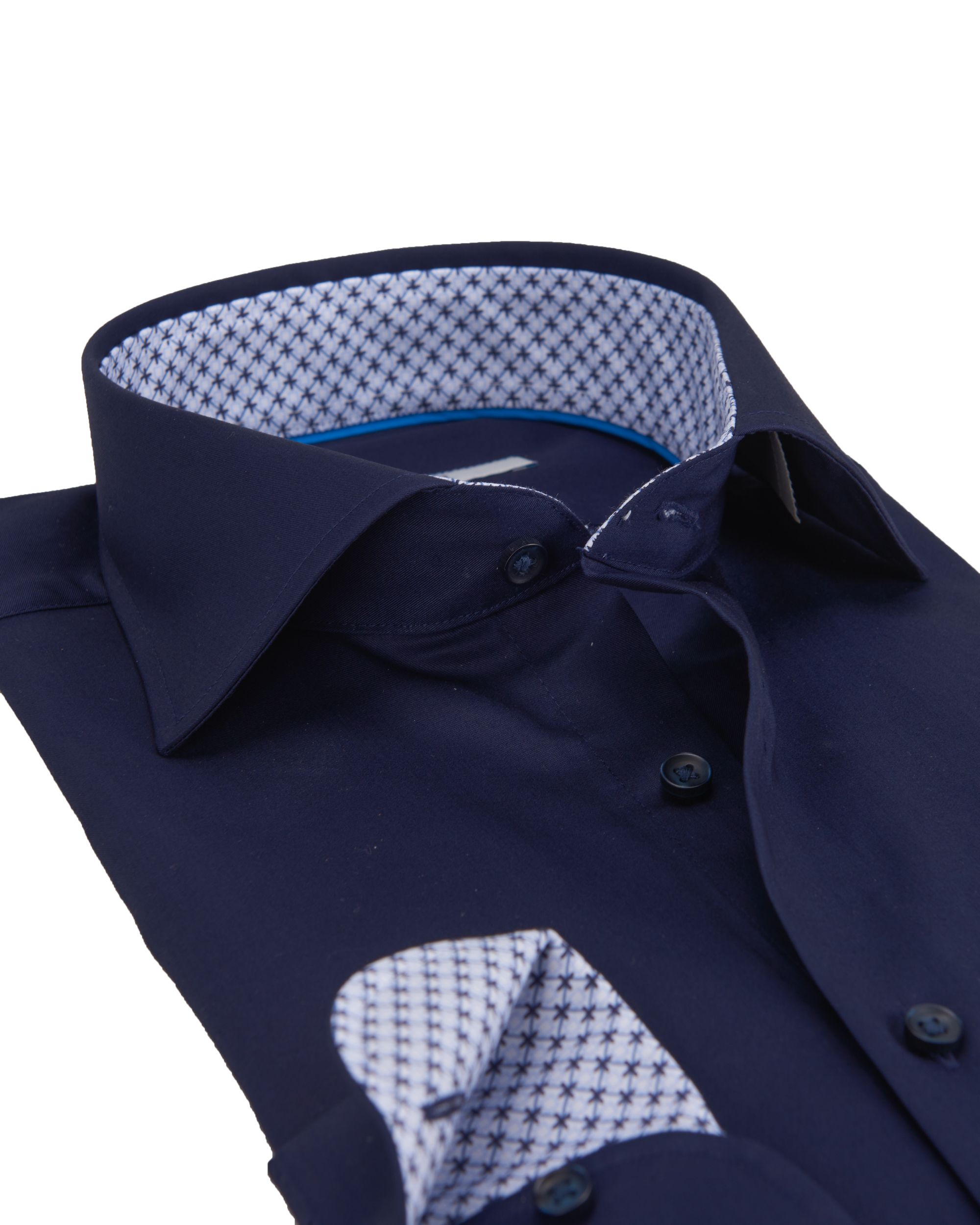 The BLUEPRINT Premium Trendy overhemd LM NAVY 084488-001-L