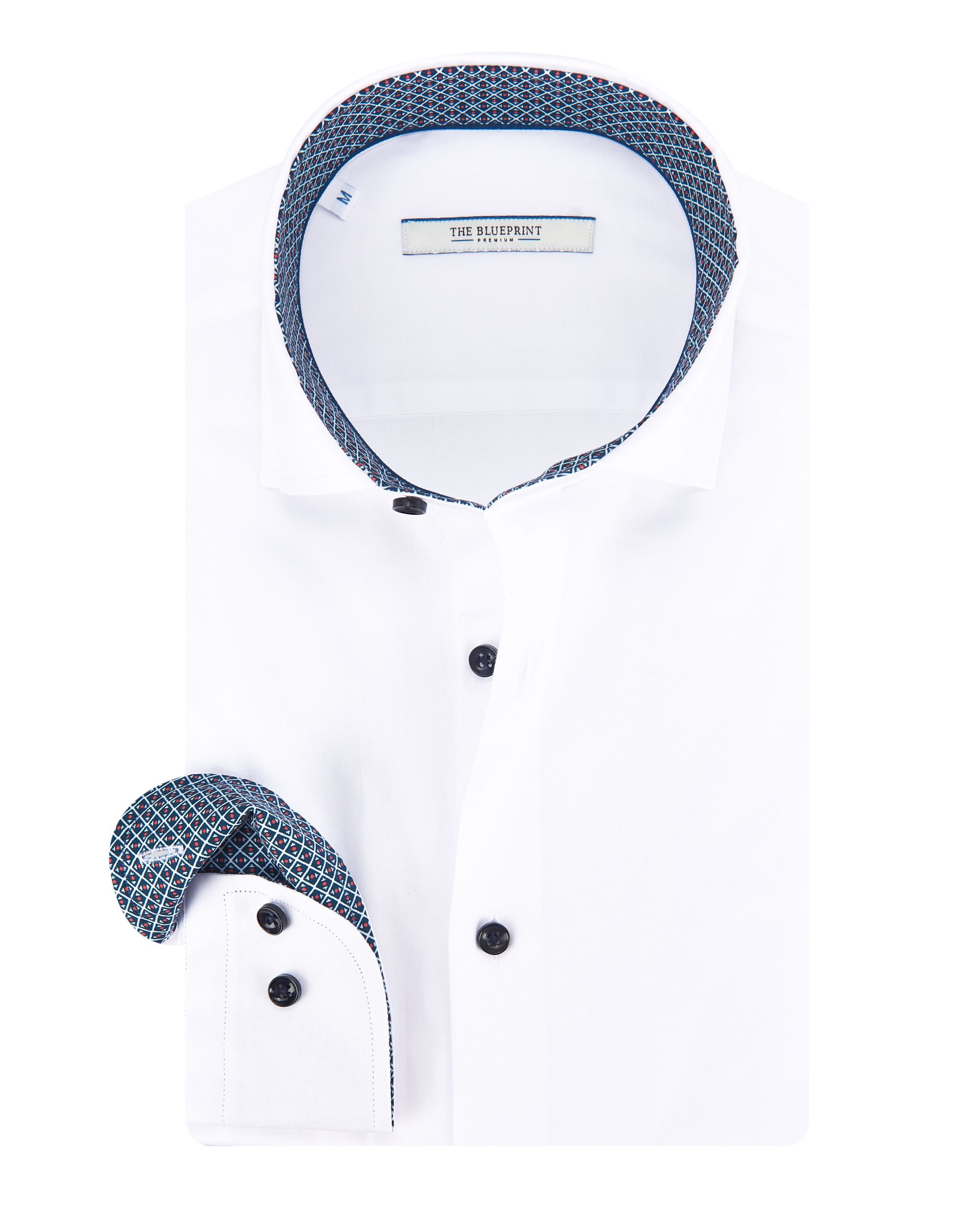 The BLUEPRINT Premium Trendy overhemd LM WHITE 084489-001-L
