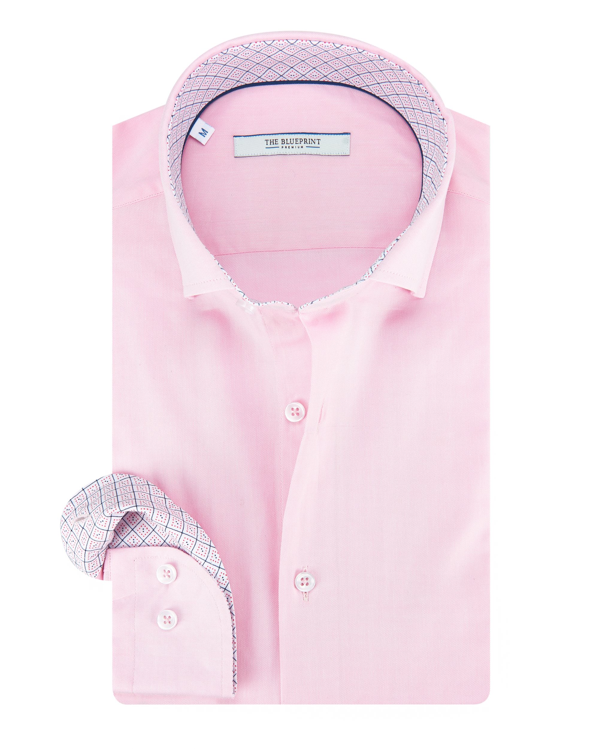 The BLUEPRINT Premium Trendy overhemd LM Roze uni 084499-001-L