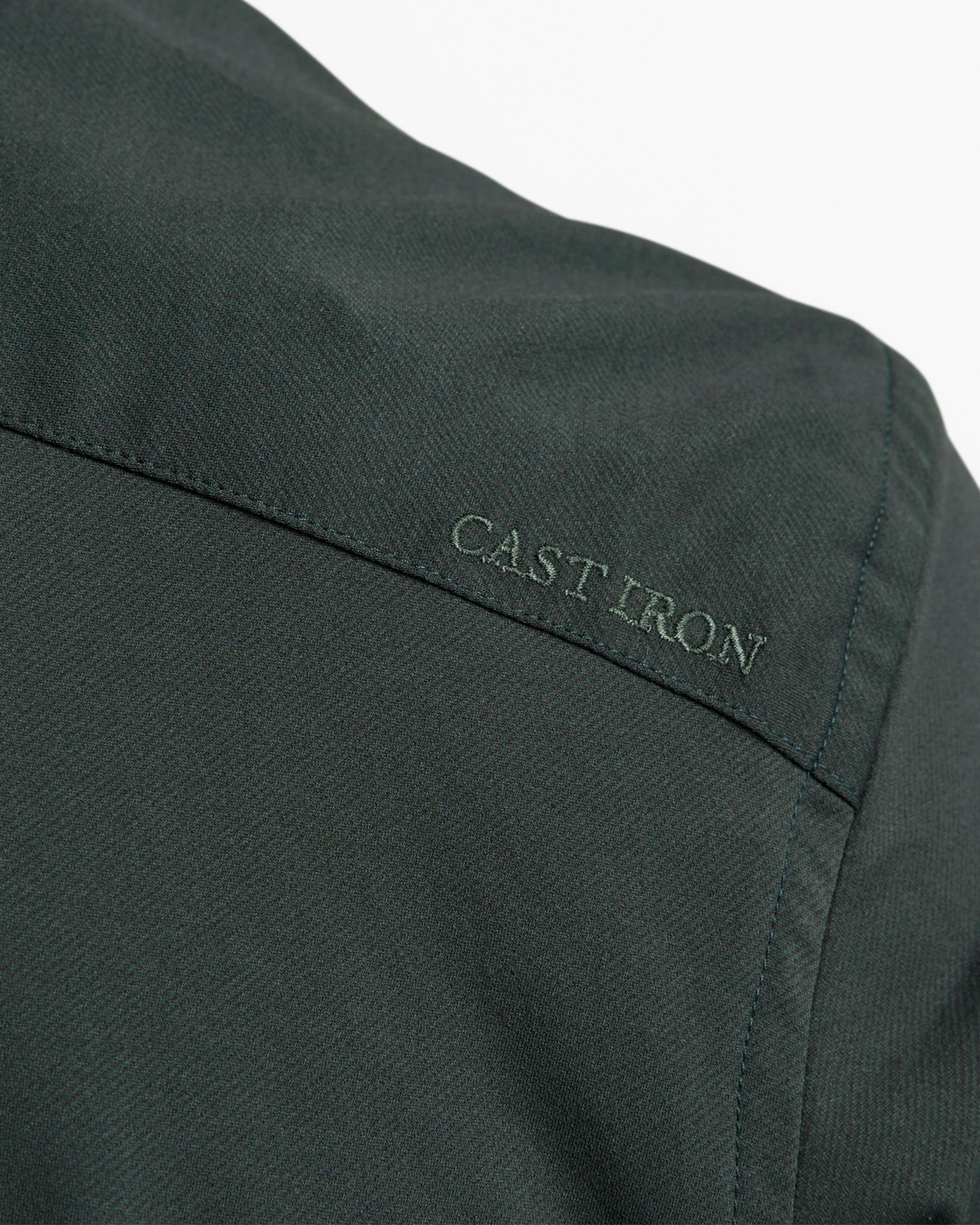 Cast Iron Casual Overhemd LM Groen 084634-001-L
