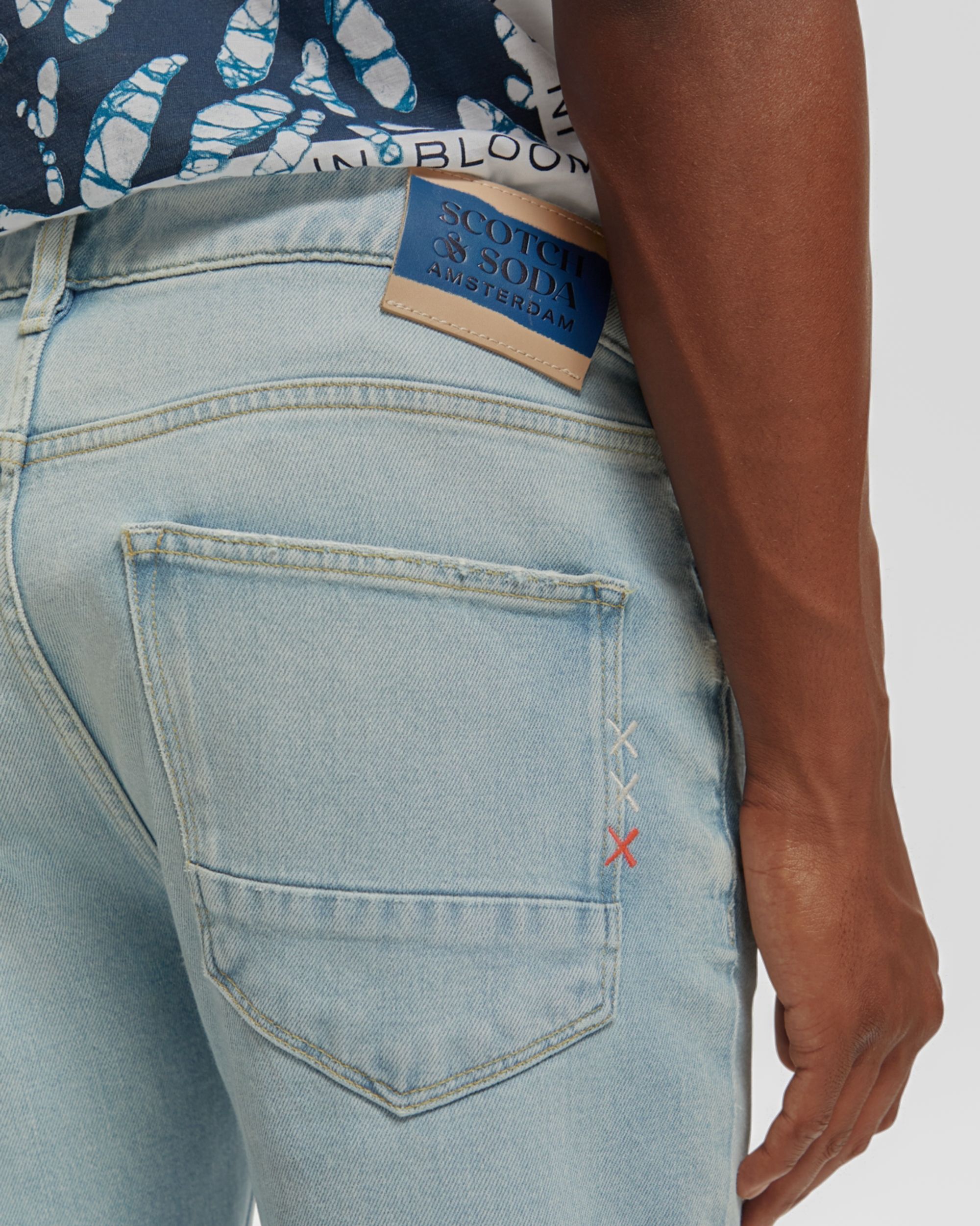 Scotch & Soda Skim Jeans Grijs 084689-001-28/30