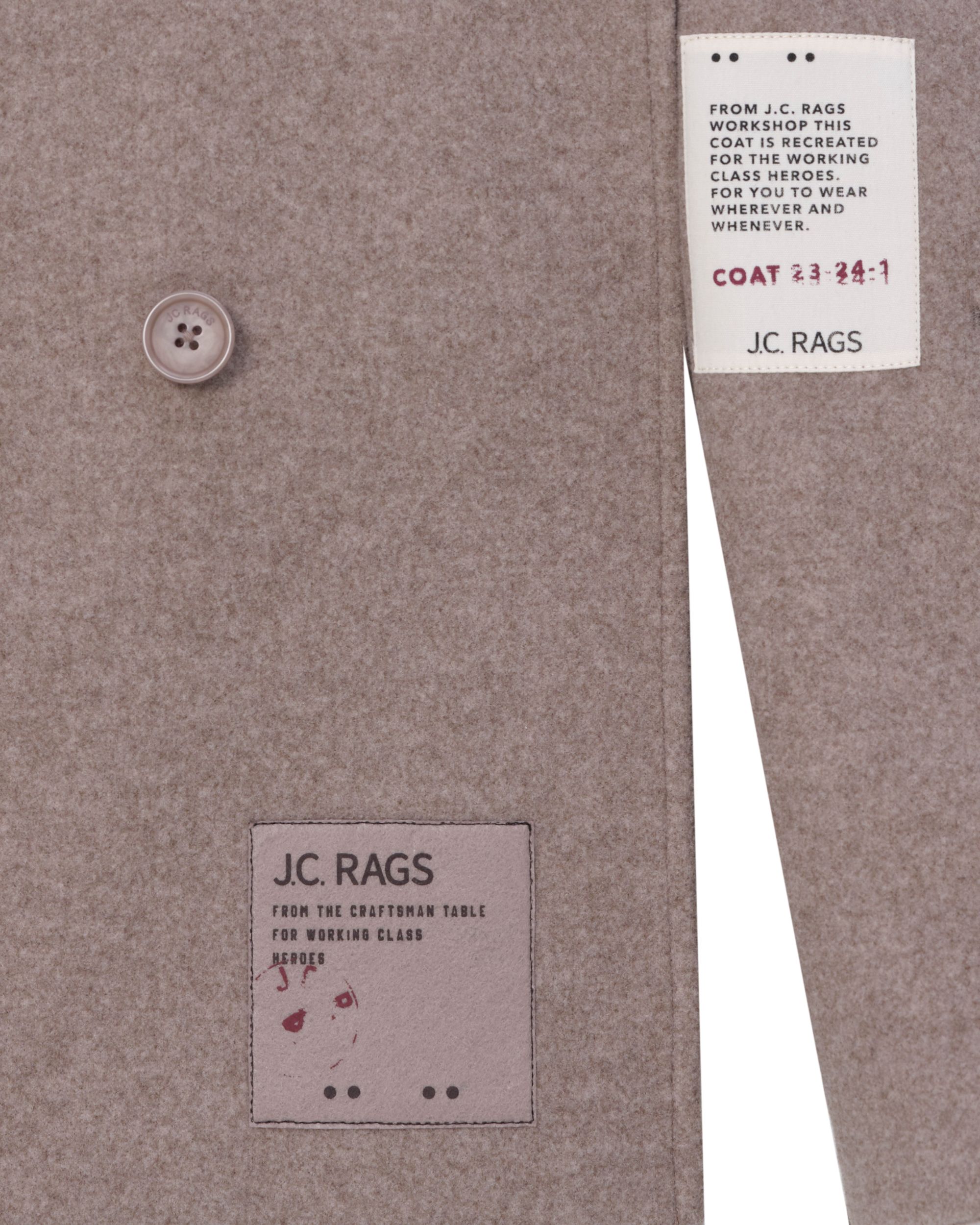 J.C. RAGS Ronin Mantel Kelp 084713-002-L