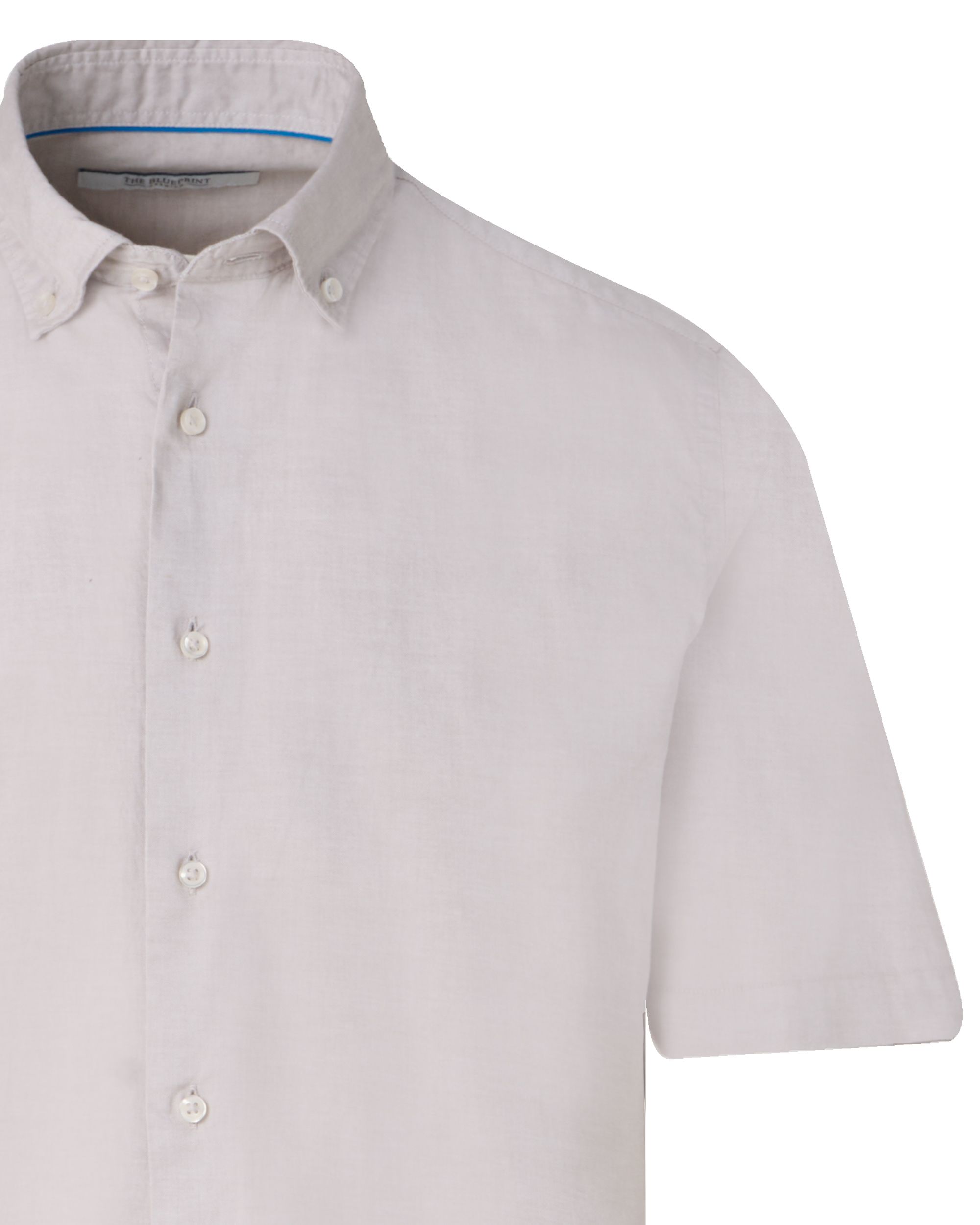 The BLUEPRINT Premium Trendy overhemd Korte Mouw Khaki uni 084727-001-L