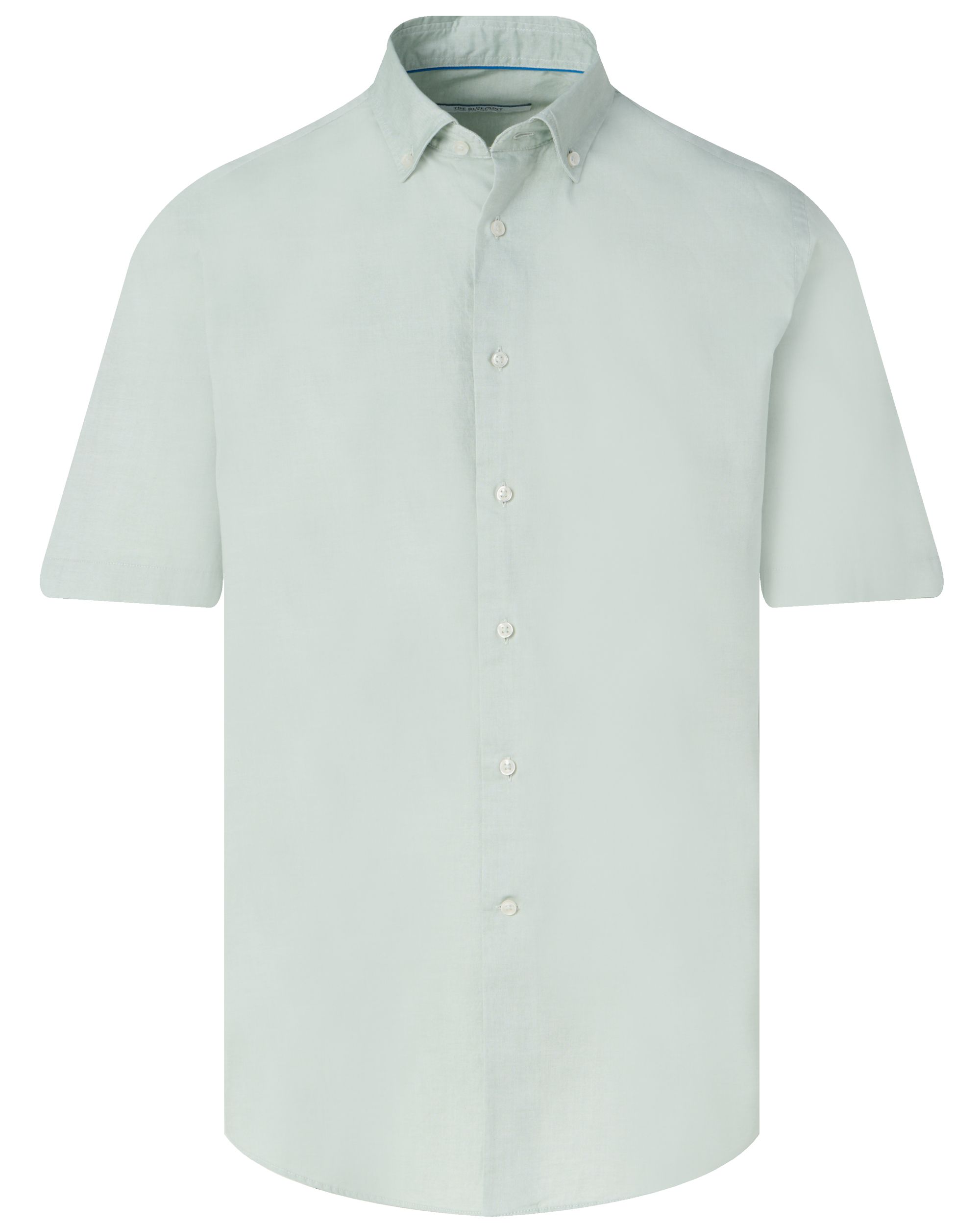 The BLUEPRINT Premium Trendy overhemd Korte Mouw Lichtgroen uni 084727-006-L