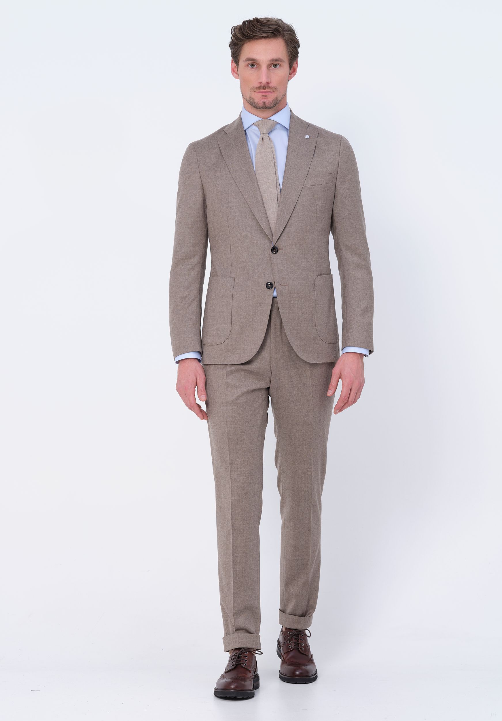 Dutch Dandies Mix & Match Colbert Lichtbruin uni 084781-005-46