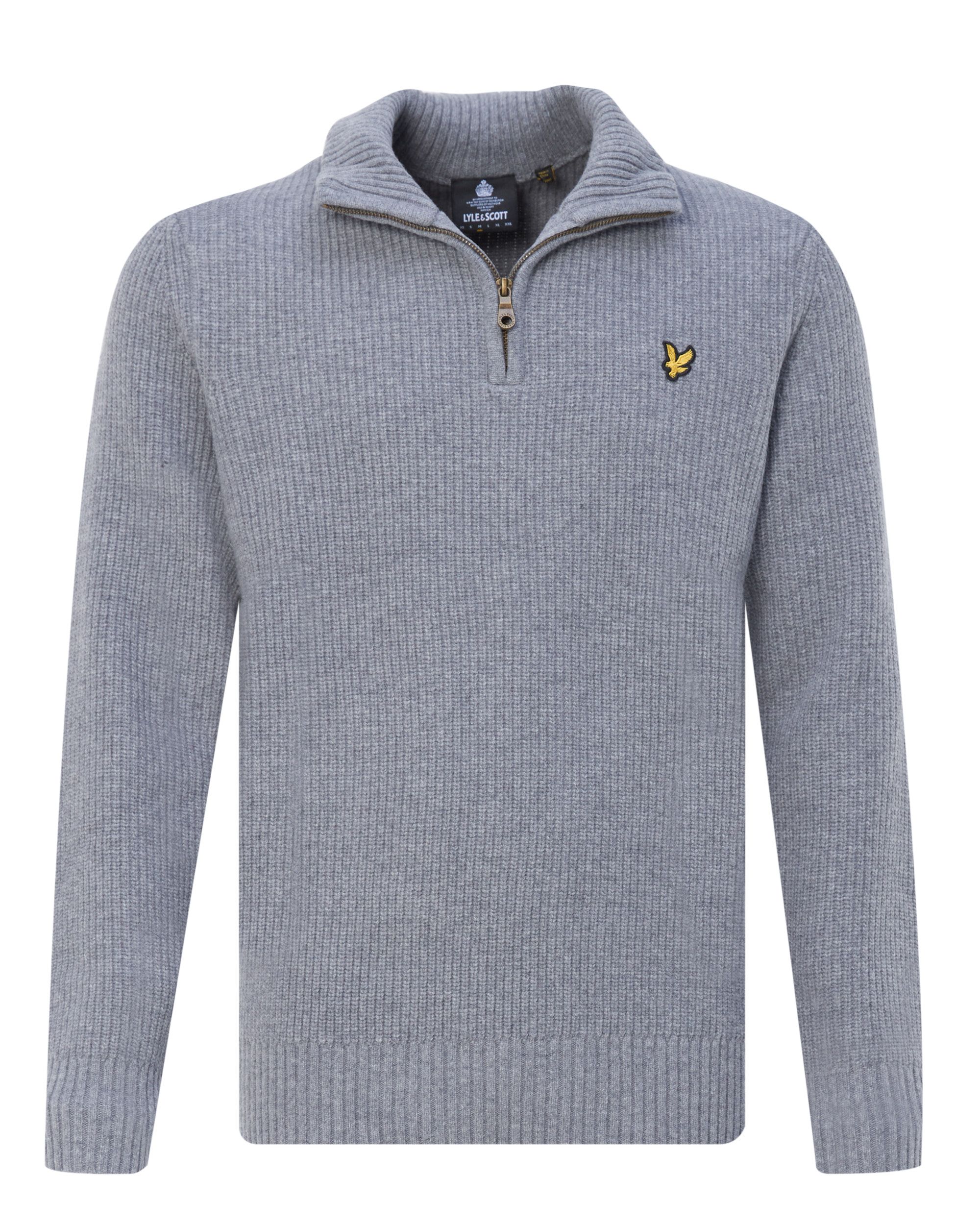 Lyle & Scott Schipperstrui Grijs 084789-001-L