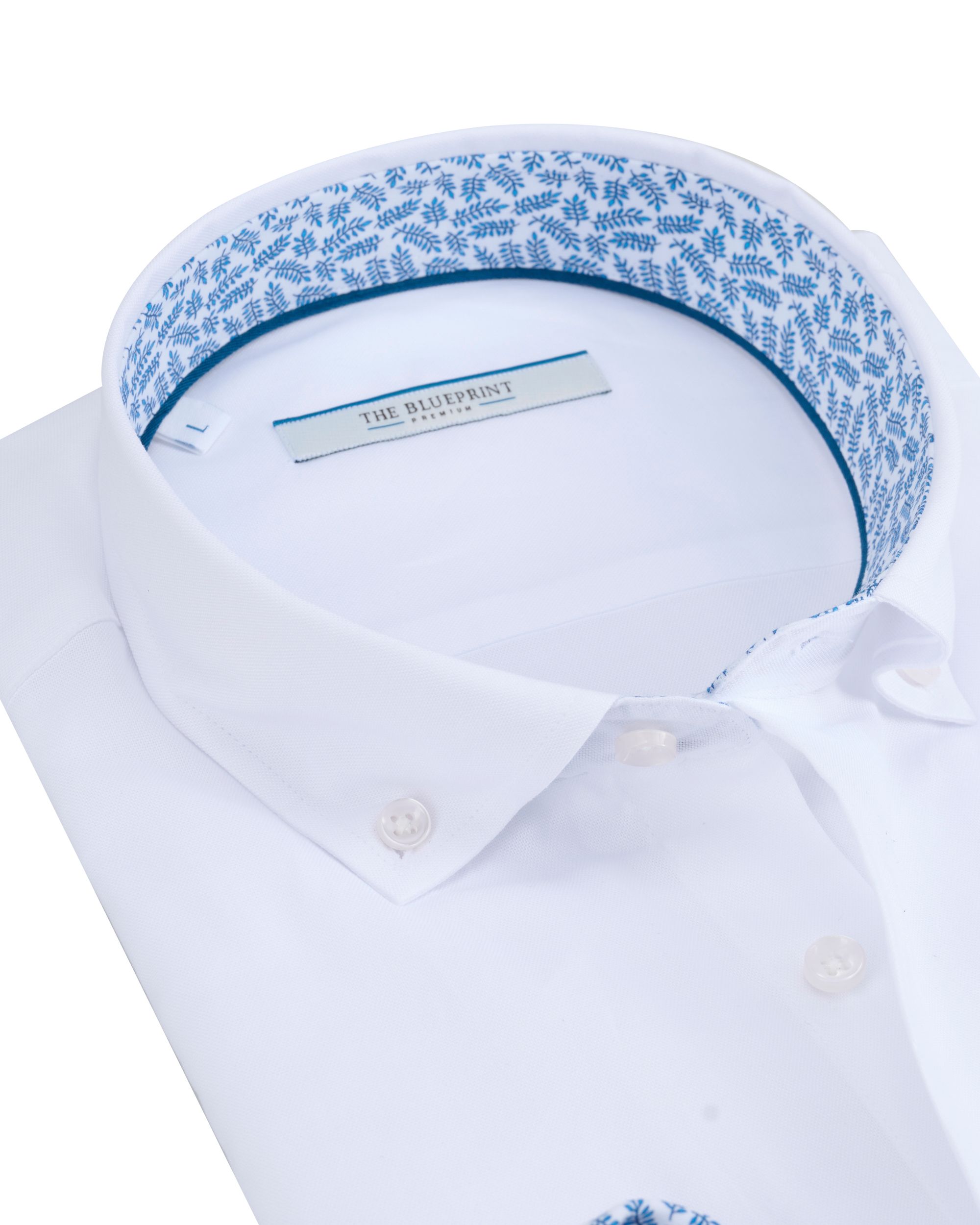 The BLUEPRINT Premium Trendy overhemd LM WHITE 084835-001-L