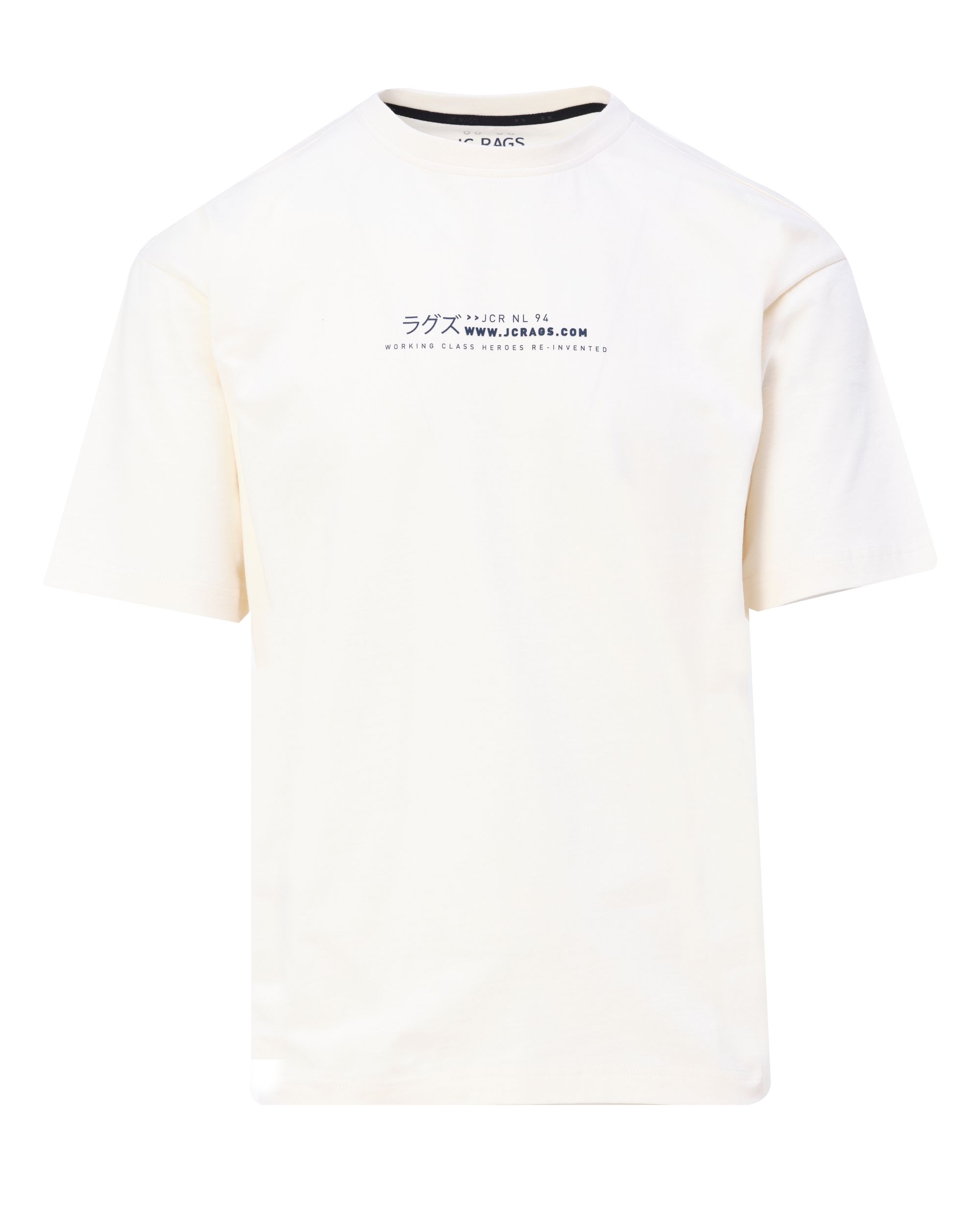 J.C Rags T shirt KM Coconut milk 084874-001-L