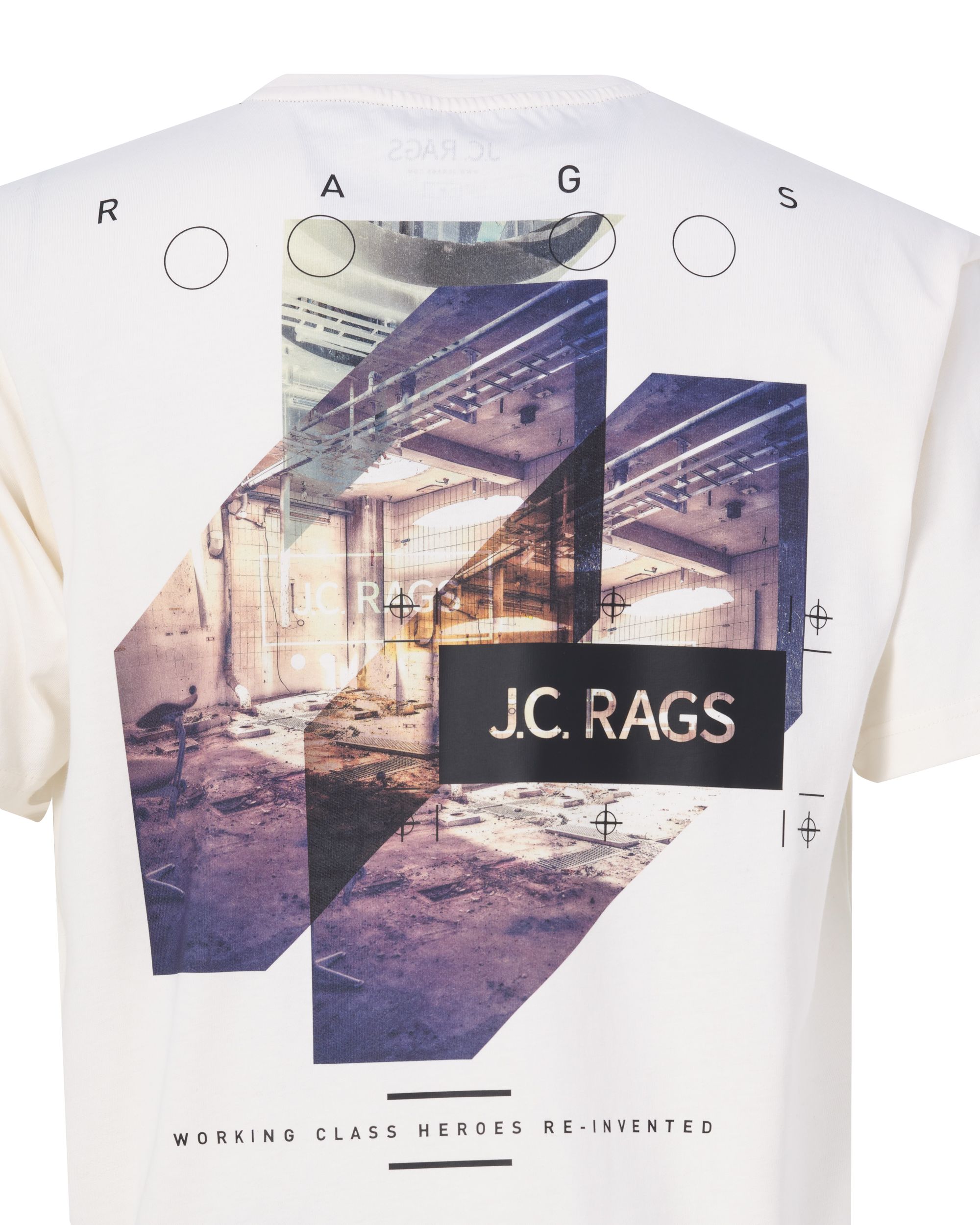 J.C. Rags T-shirt KM Coconut milk 084882-001-L
