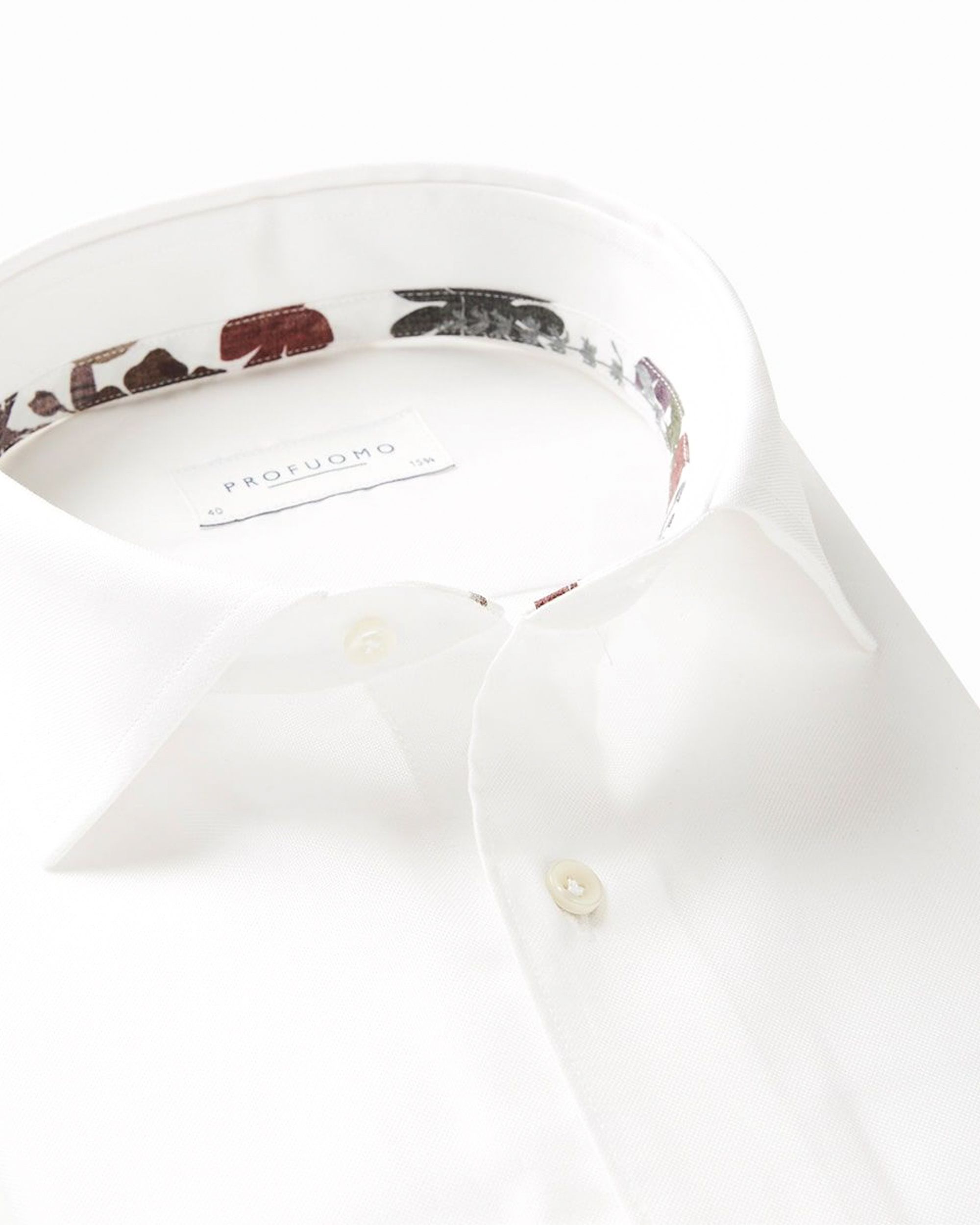 Profuomo Overhemd LM Blauw 084944-001-38