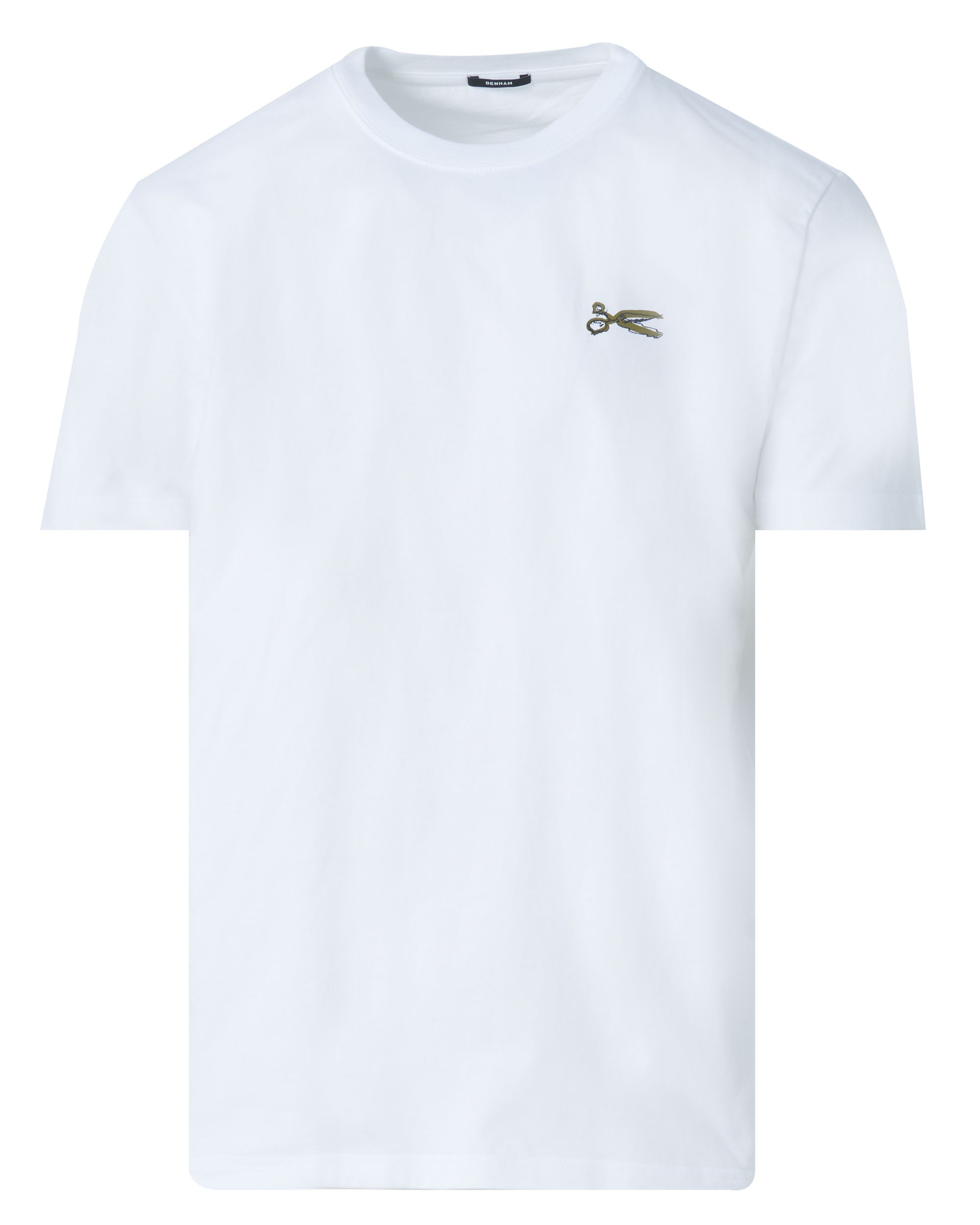 DENHAM Wright T-shirt KM Wit 085163-001-L