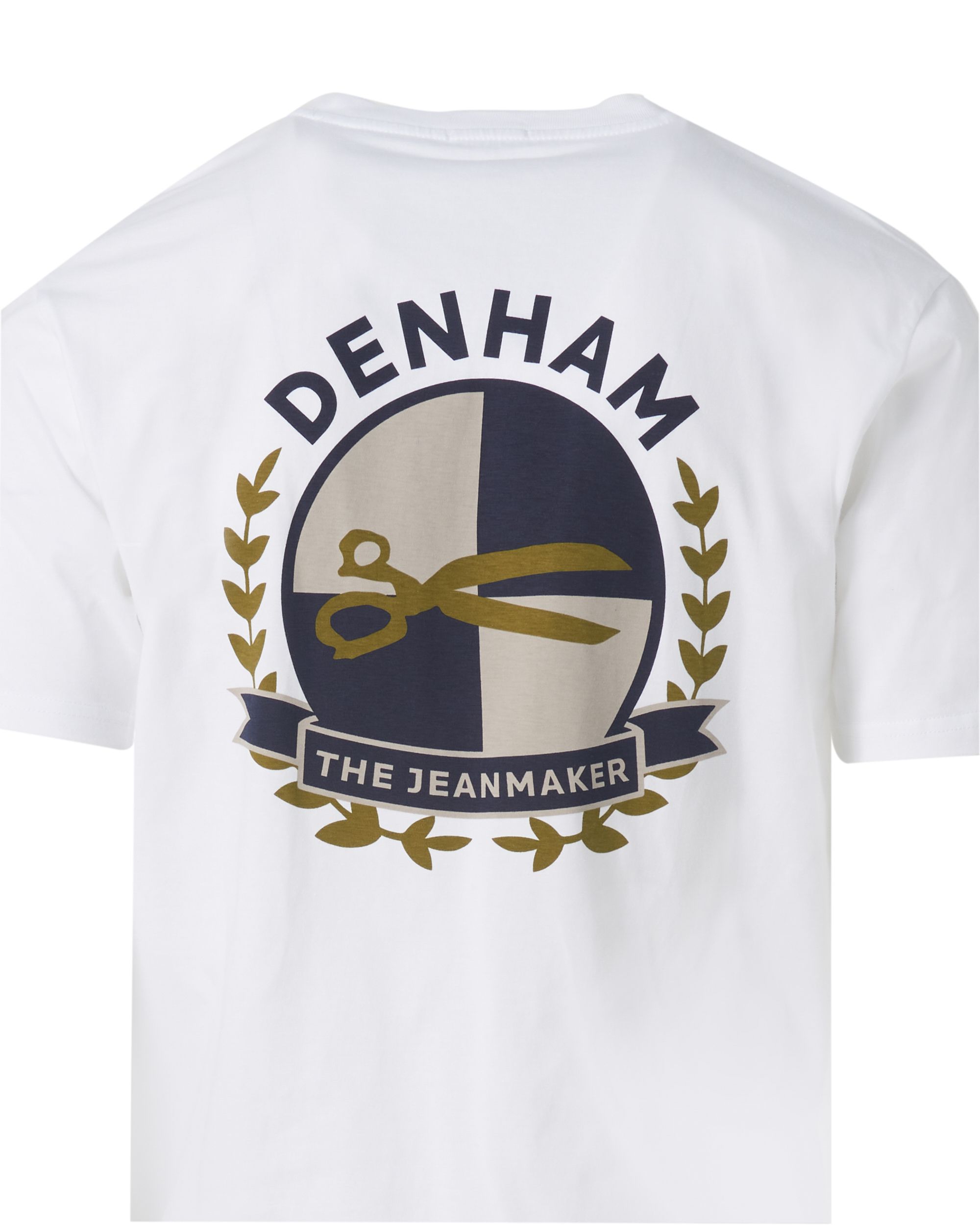 DENHAM Mayfair T-shirt KM Wit 085165-001-L