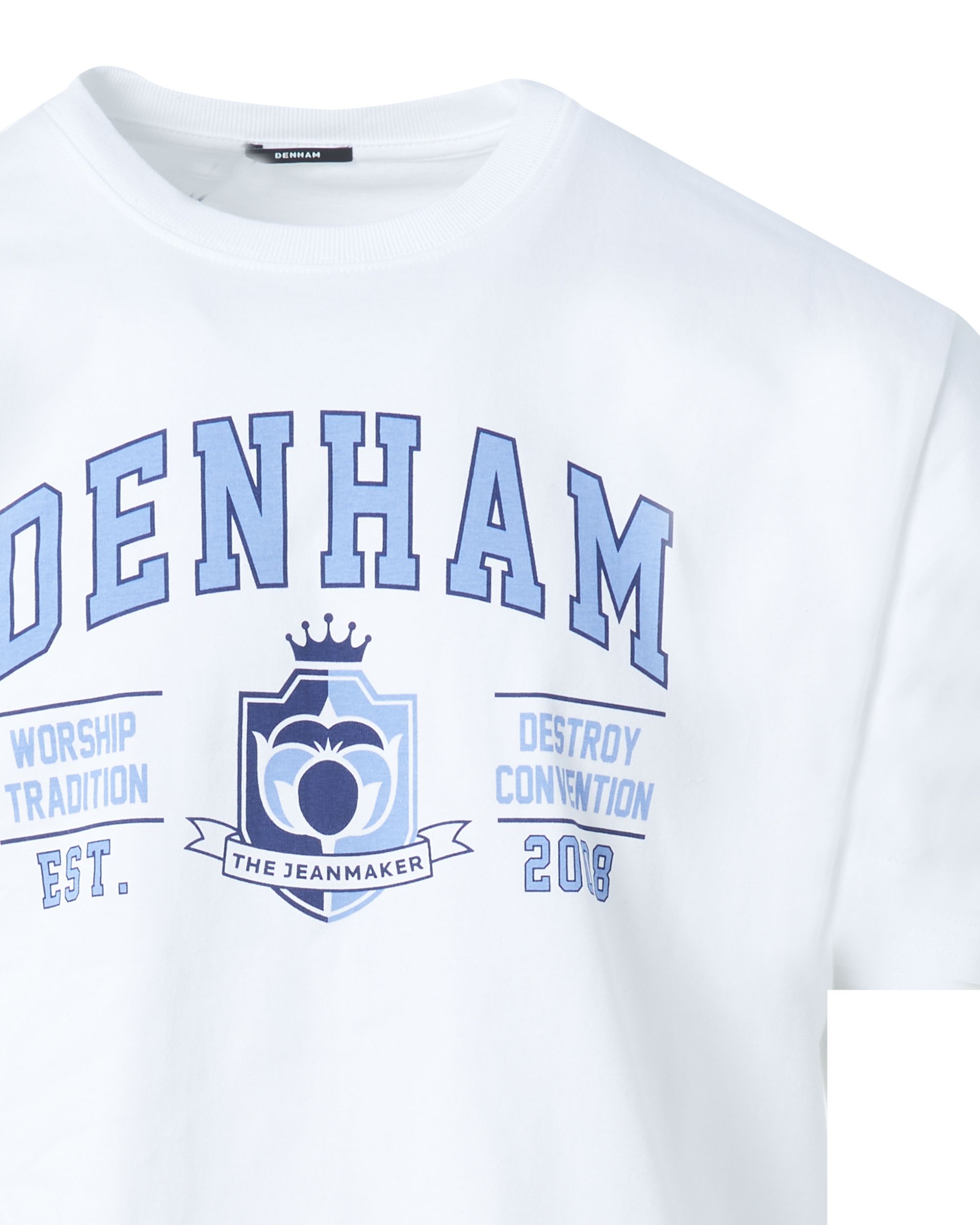 DENHAM Lond T-shirt KM Wit 085185-001-L