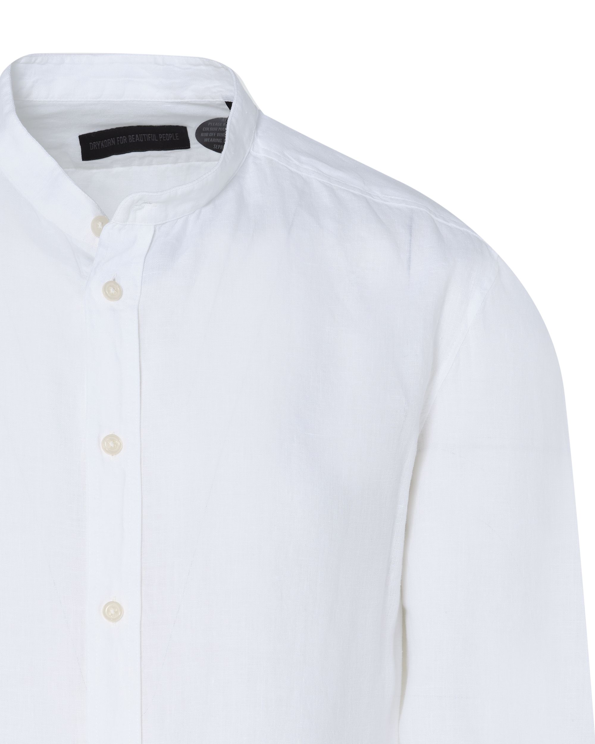 Drykorn Tarok Casual Overhemd LM Wit 085539-001-L