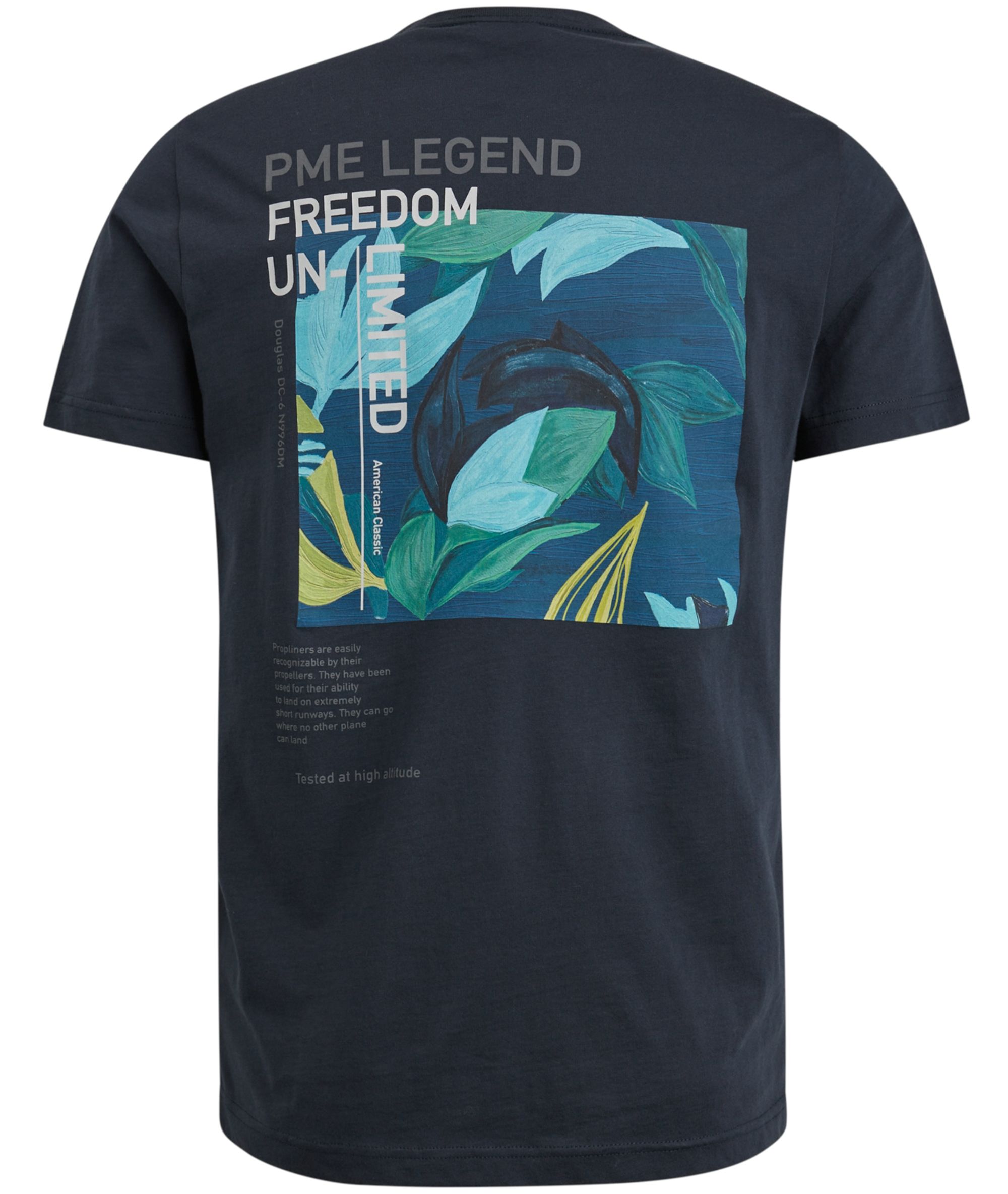 PME Legend T-shirt KM Blauw 085631-001-L