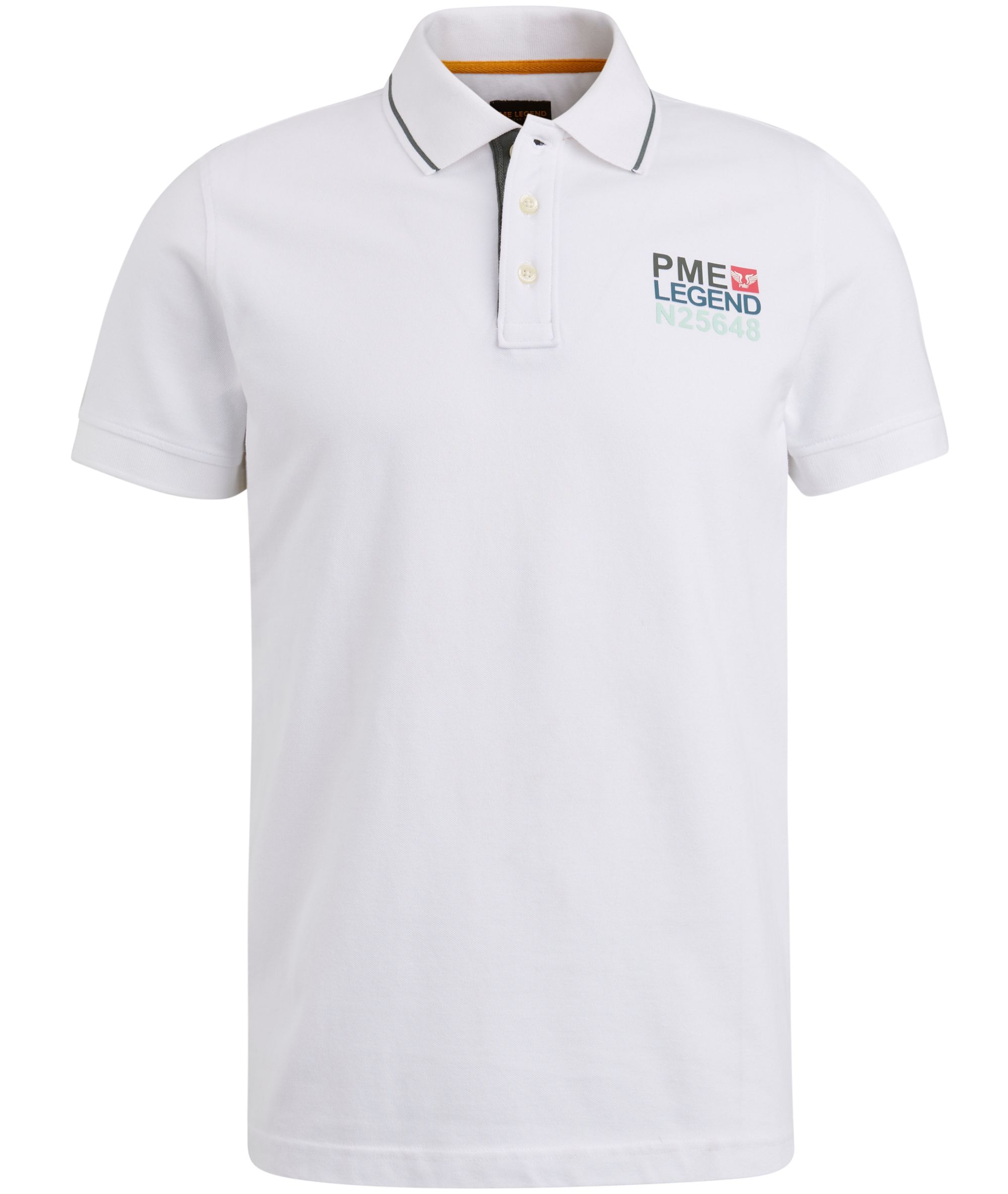 PME Legend Polo KM Wit 085637-001-L