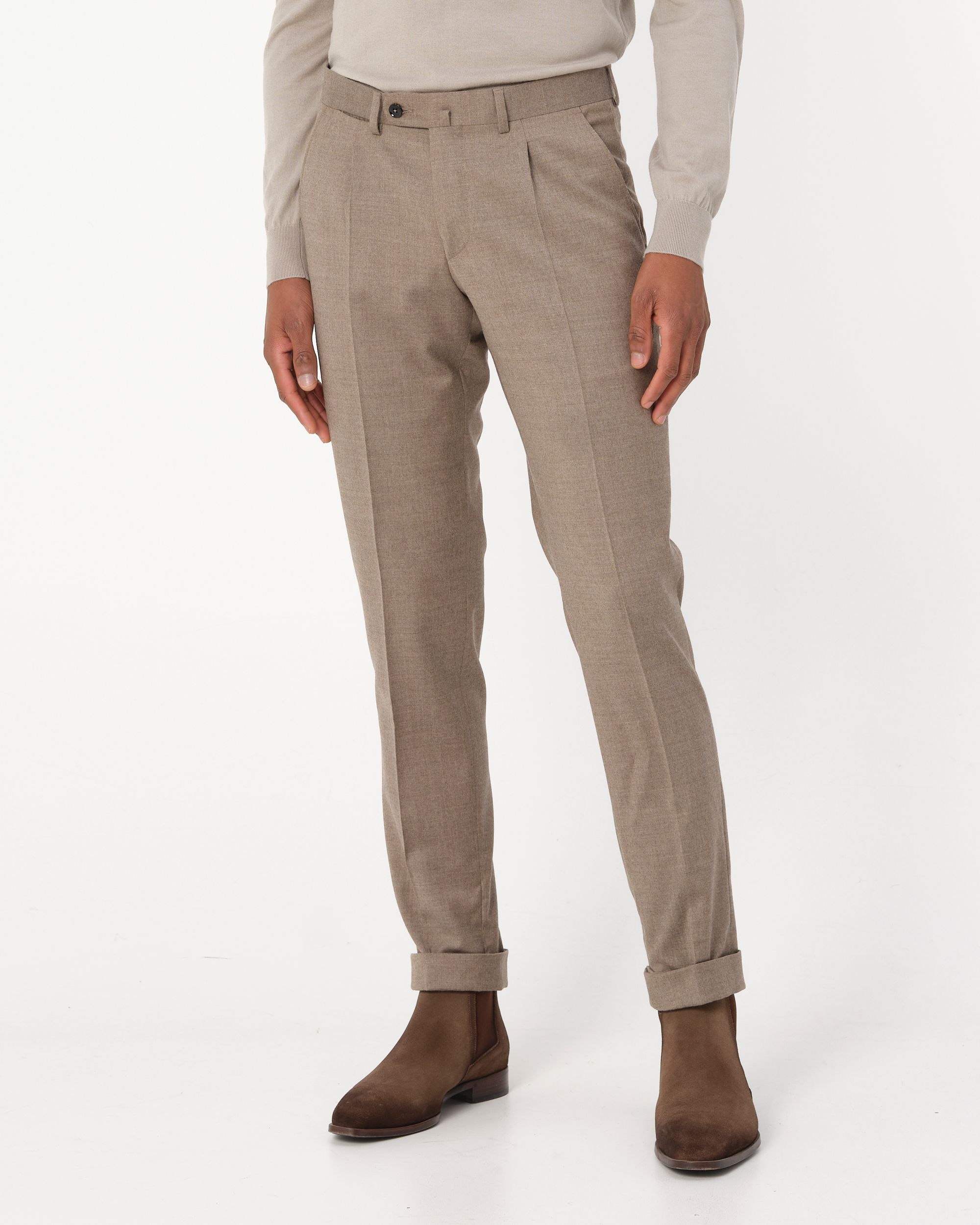 Dutch Dandies Mix & Match Pantalon Lichtbruin uni 085962-003-46