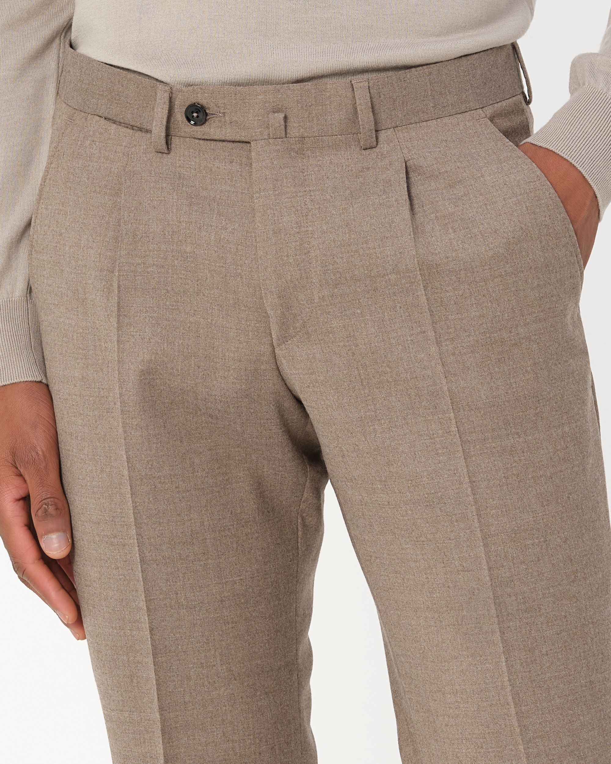 Dutch Dandies Mix & Match Pantalon Lichtbruin uni 085962-003-46