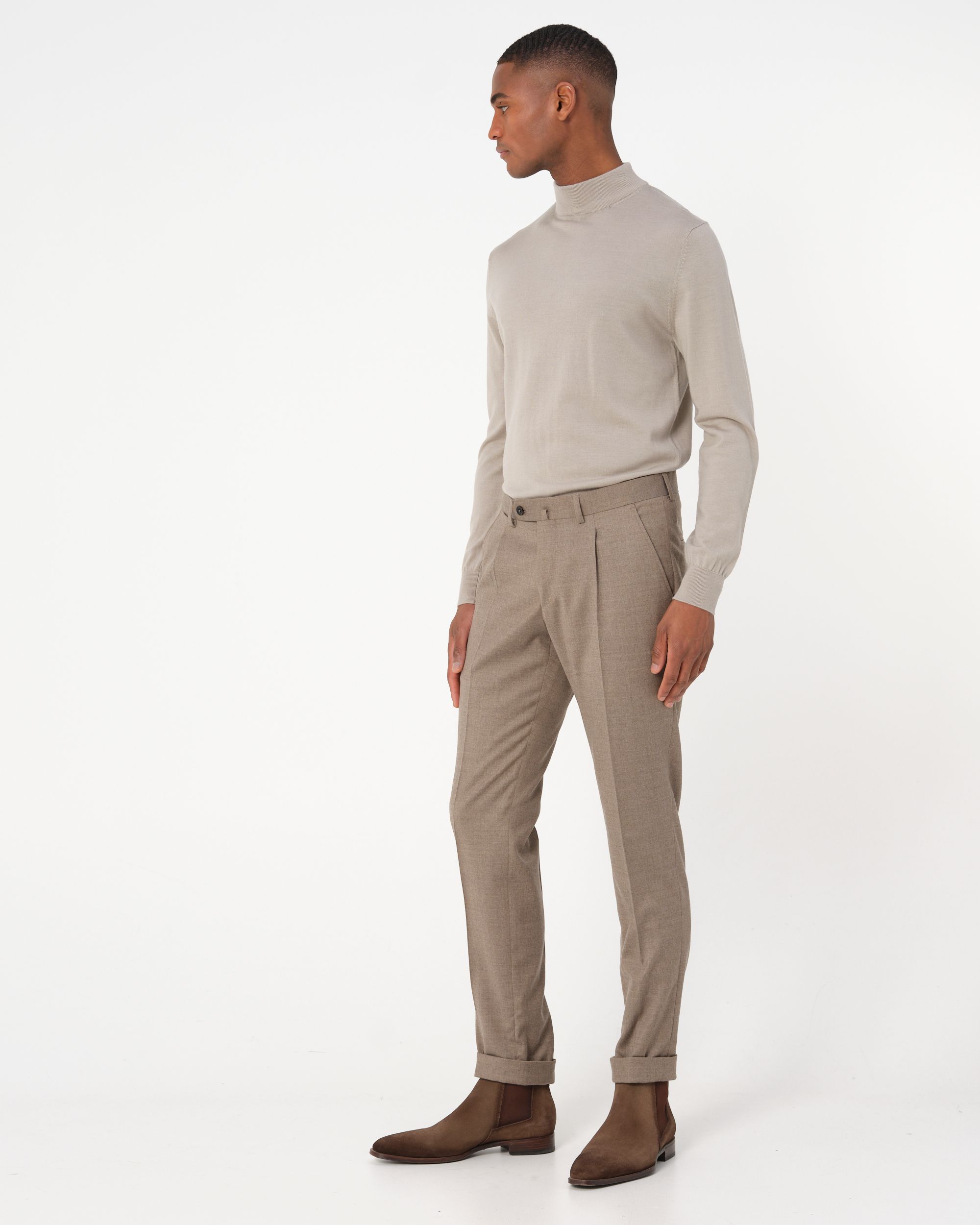 Dutch Dandies Mix & Match Pantalon Lichtbruin uni 085962-003-46