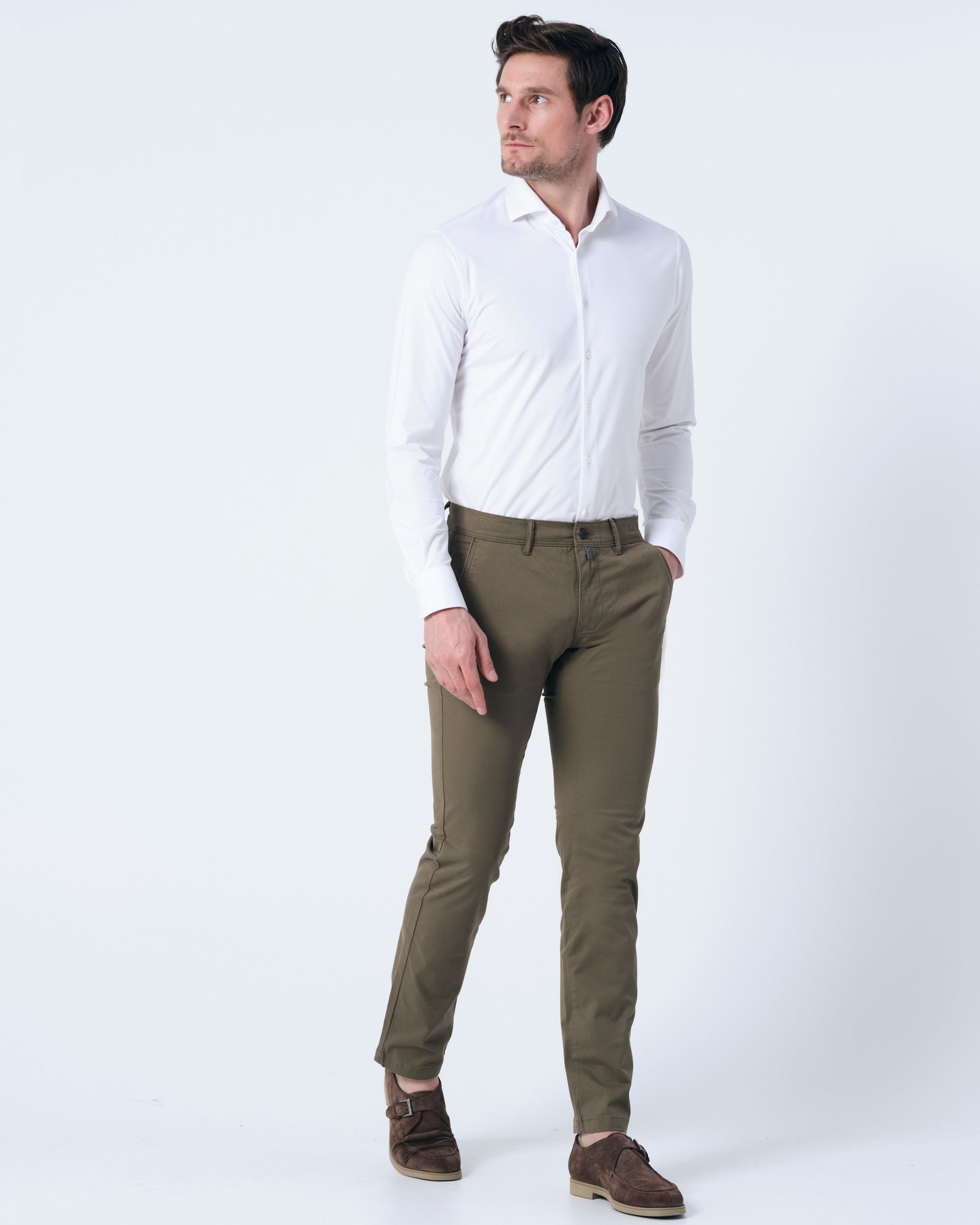 Pierre Cardin Chino Groen 085975-001-30/30