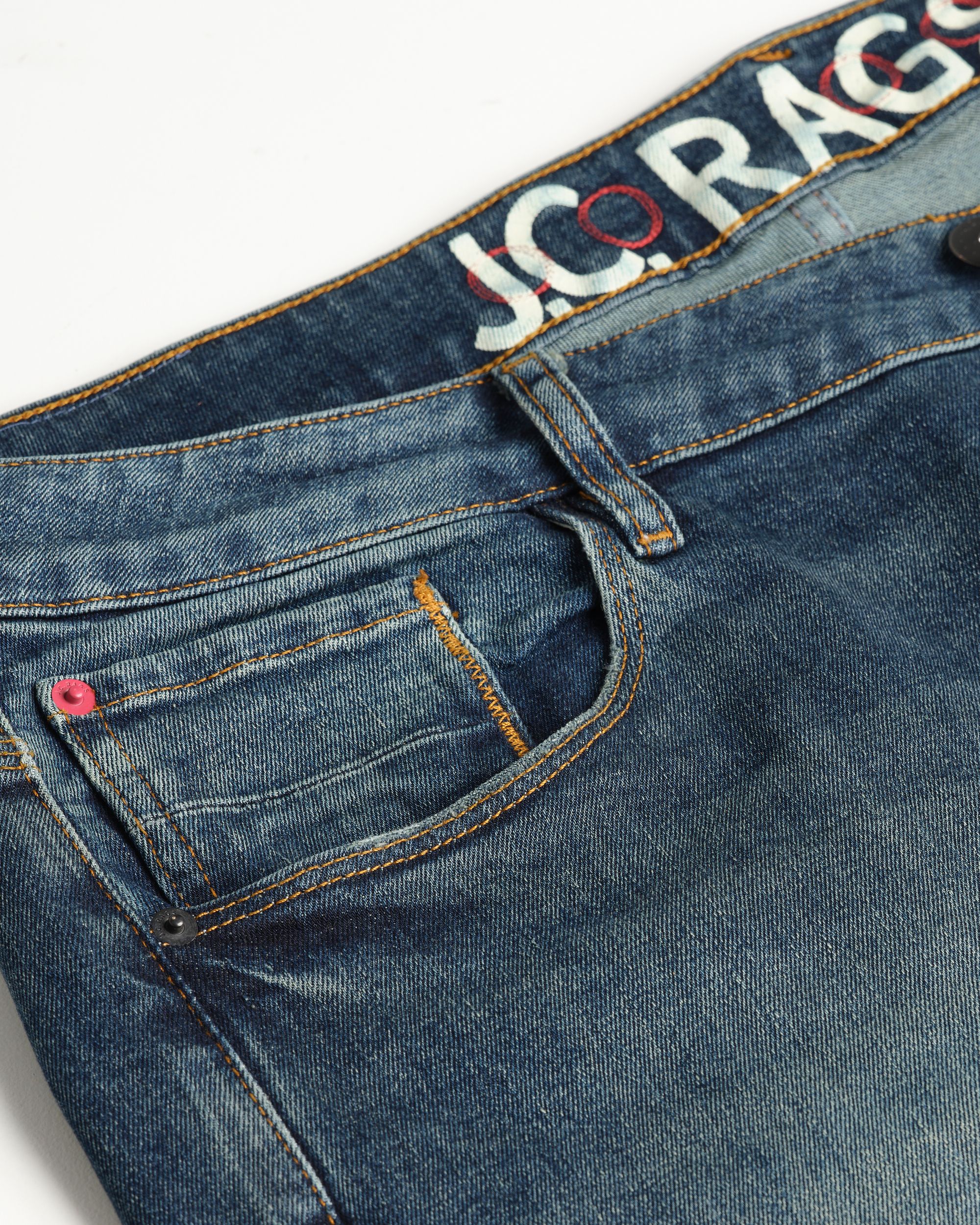 J.C. Rags Joah Heavy washed scraped Jeans True Navy 086001-001-29/32