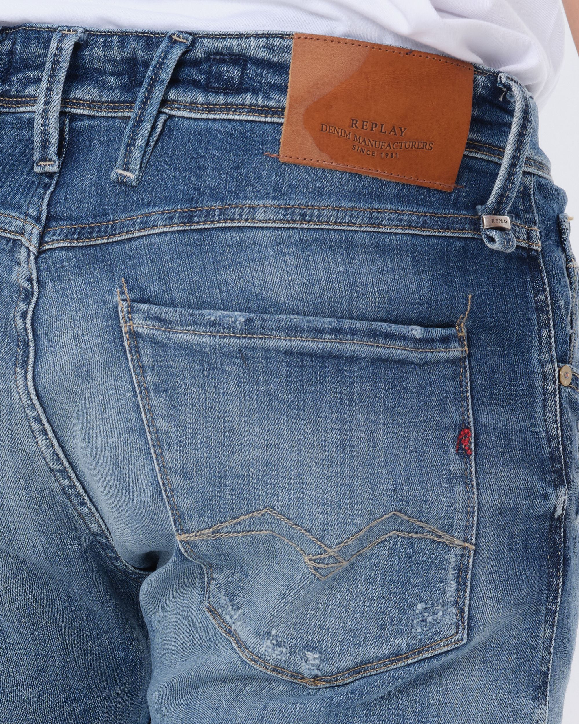 Replay Anbass Aged Jeans Blauw 086055-001-28/32