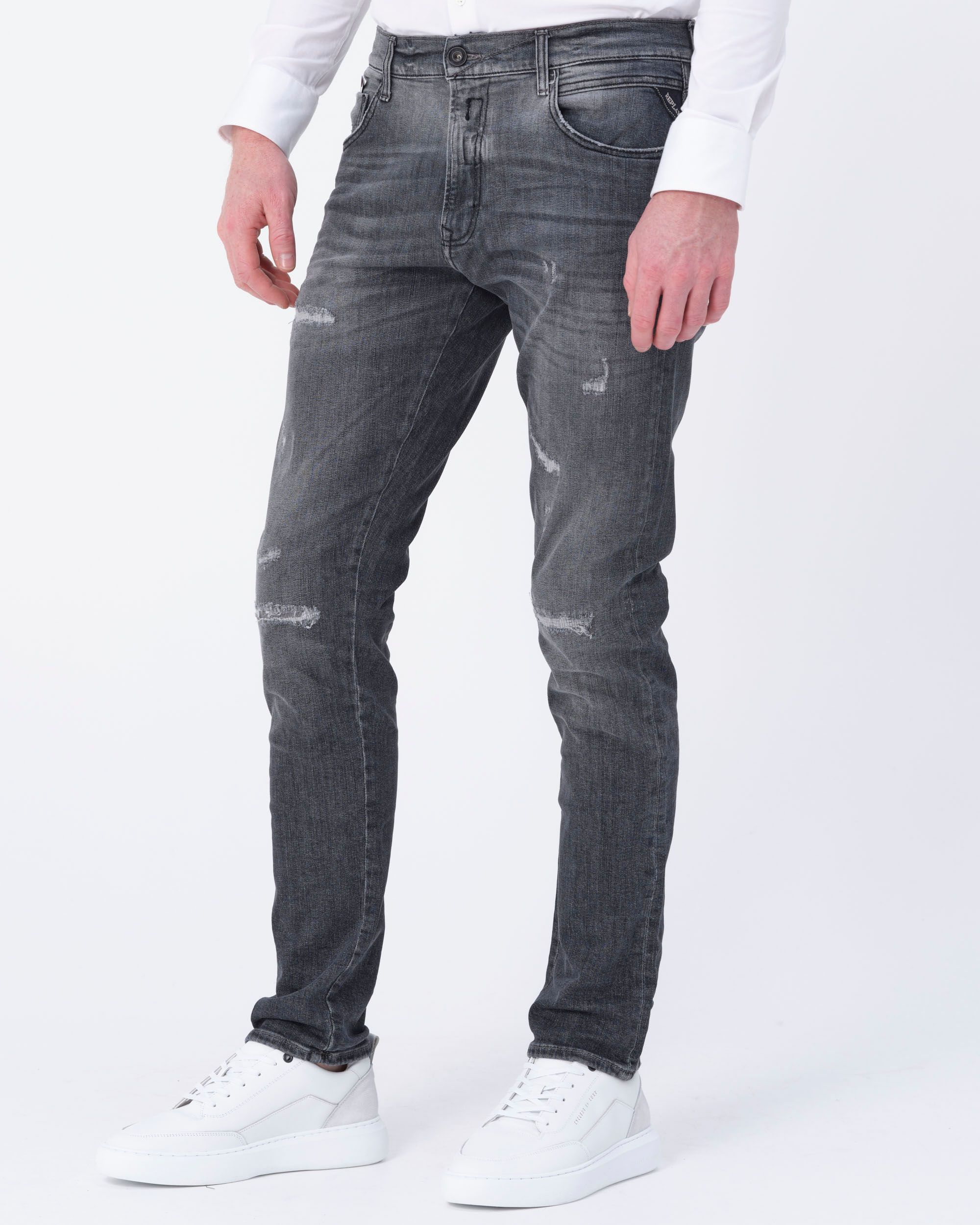 Replay Mickym Aged Jeans Grijs 086058-001-28/32