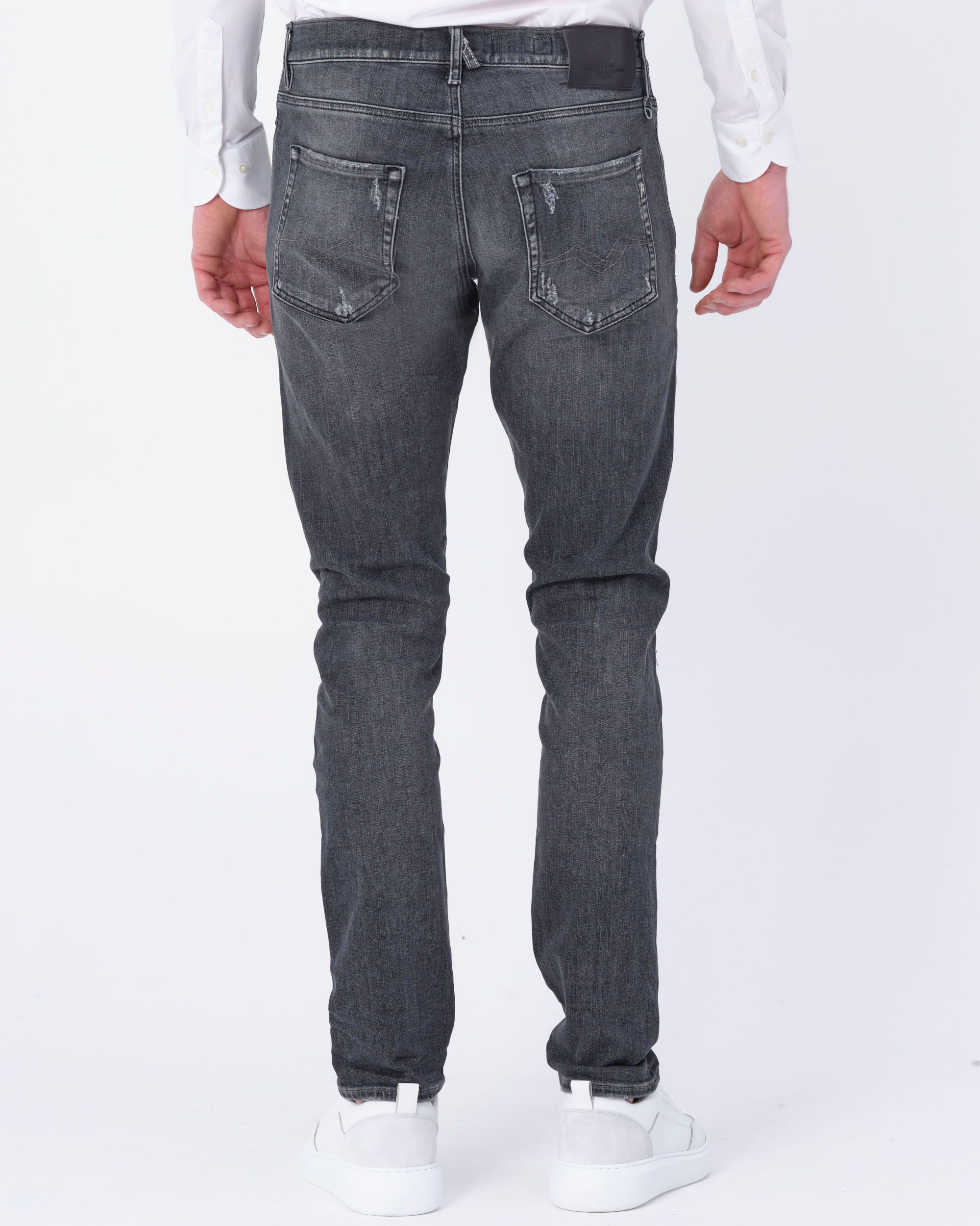 Replay Mickym Aged Jeans Grijs 086058-001-28/32