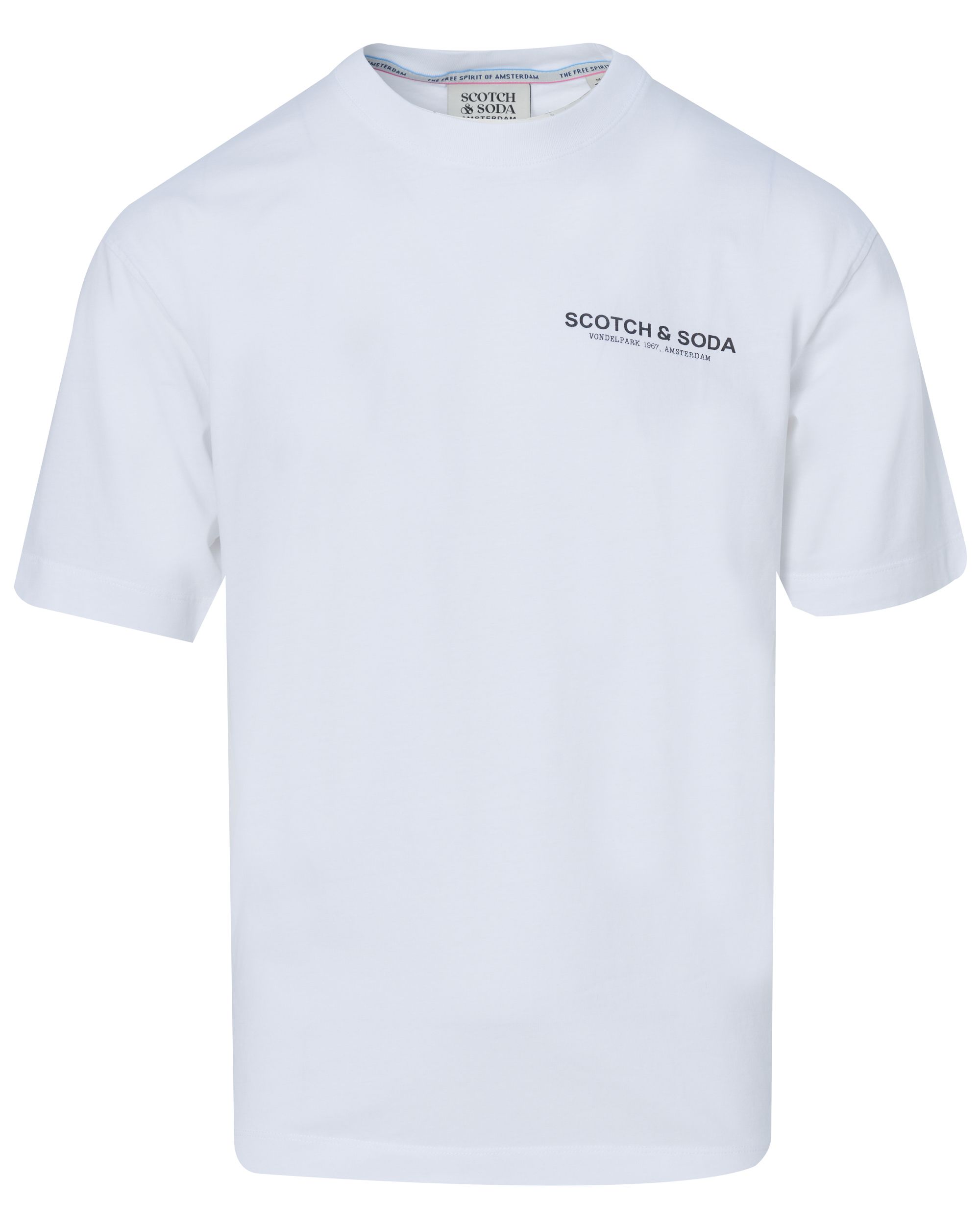 Scotch & Soda T-shirt KM Wit 086151-001-L