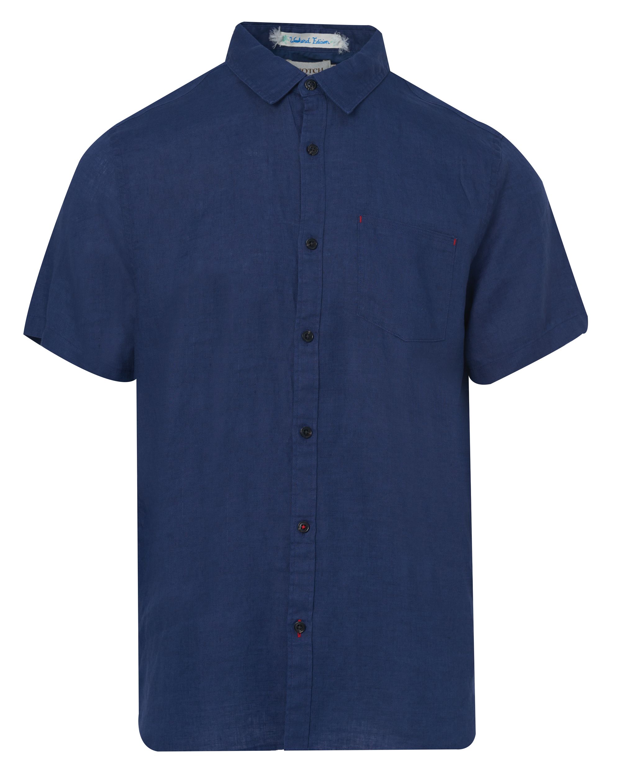 Scotch & Soda Casual Overhemd KM Donker blauw 086168-001-L