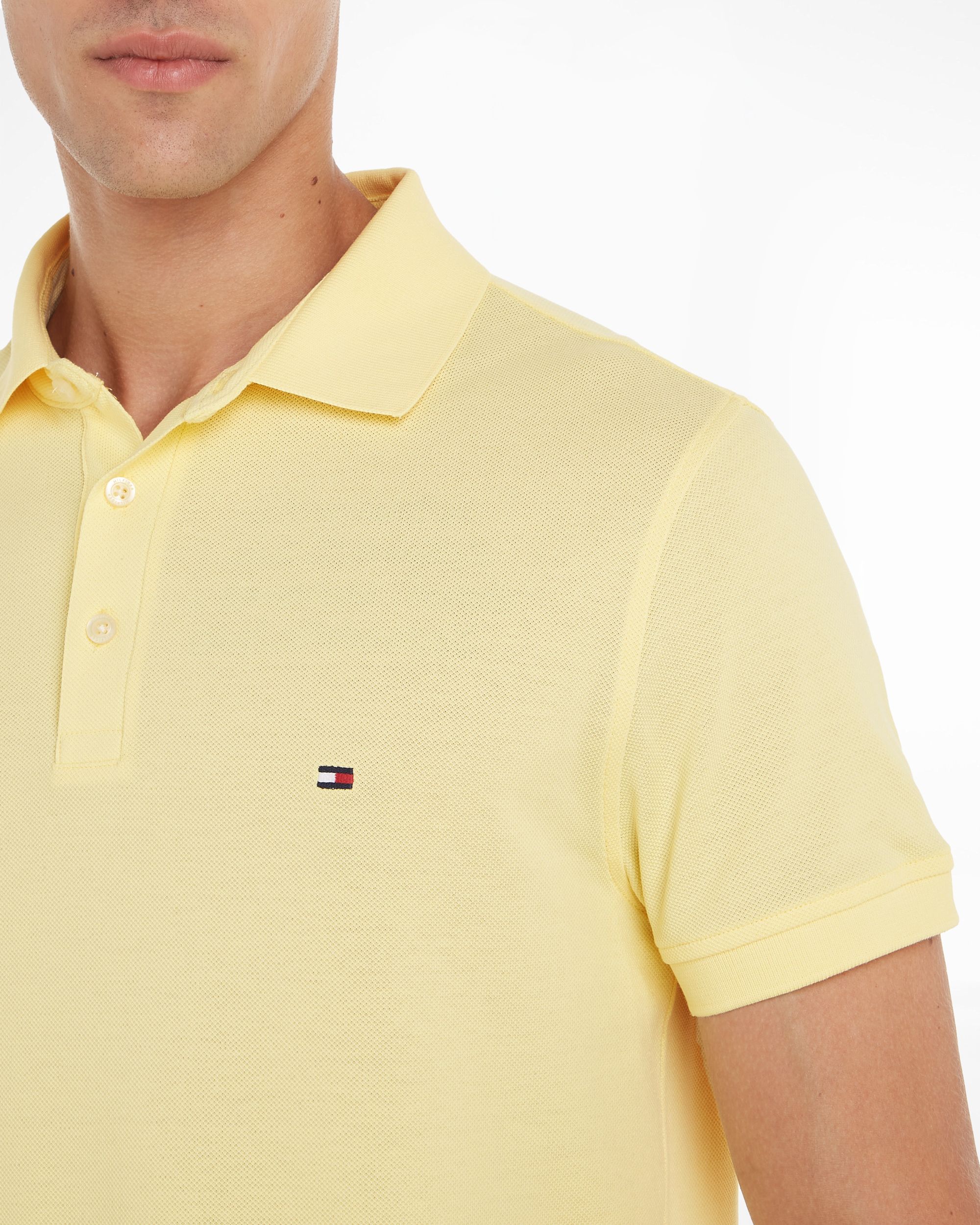 Tommy Hilfiger Menswear Polo KM Geel 086313-001-L