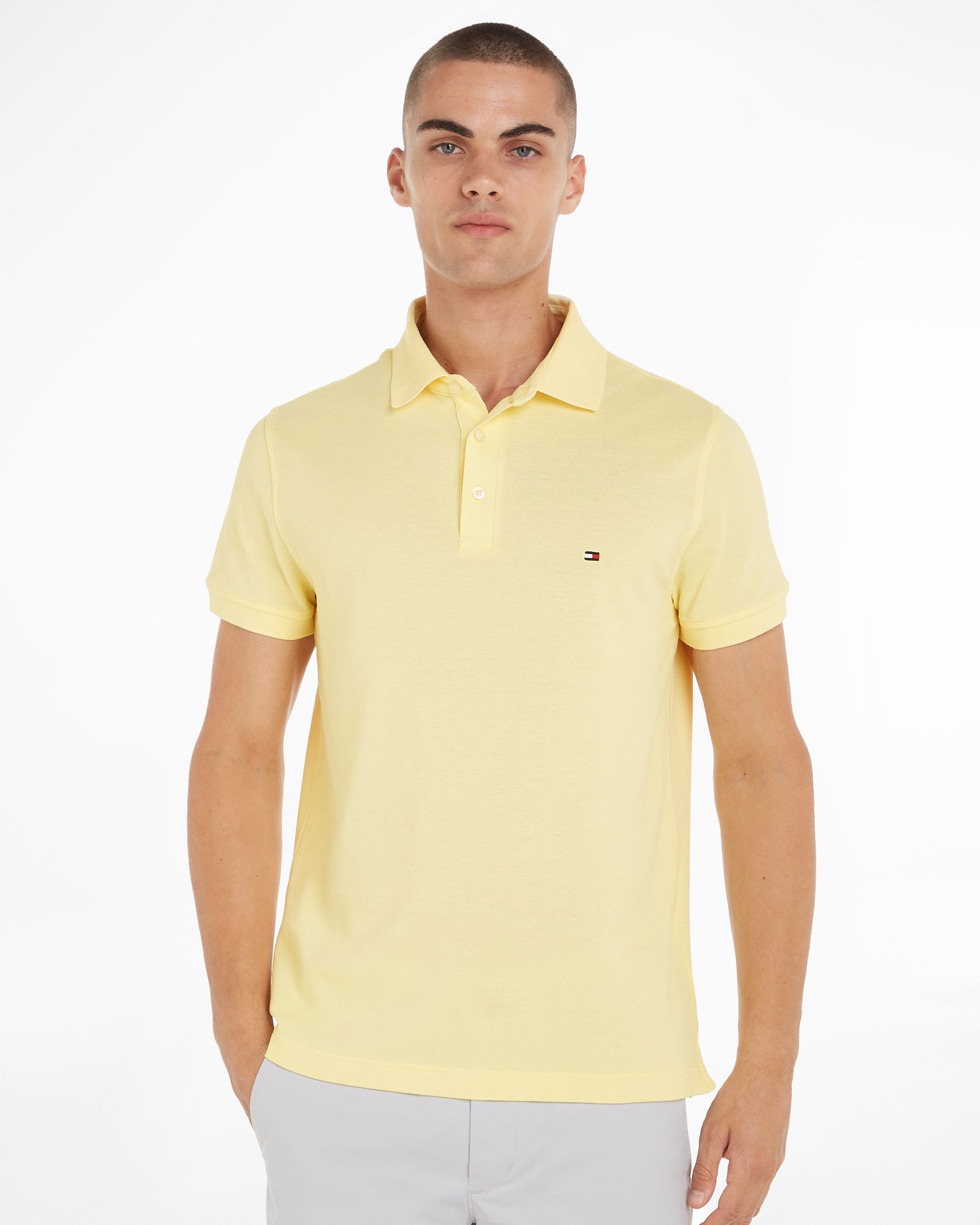 Tommy Hilfiger Menswear Polo KM Geel 086313-001-L