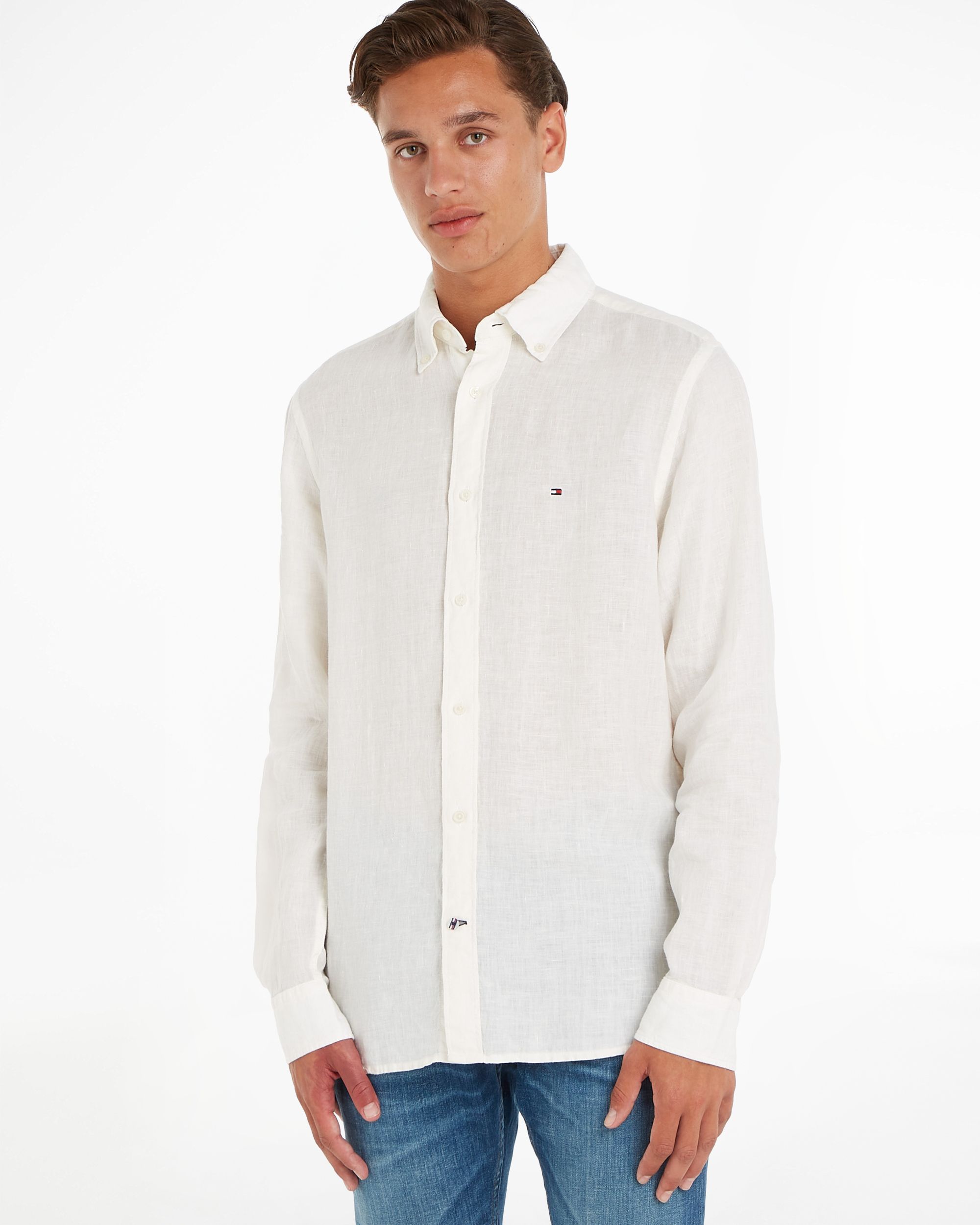 pond brand pastel Tommy Hilfiger Menswear Casual Overhemd LM | Shop nu - OFM.