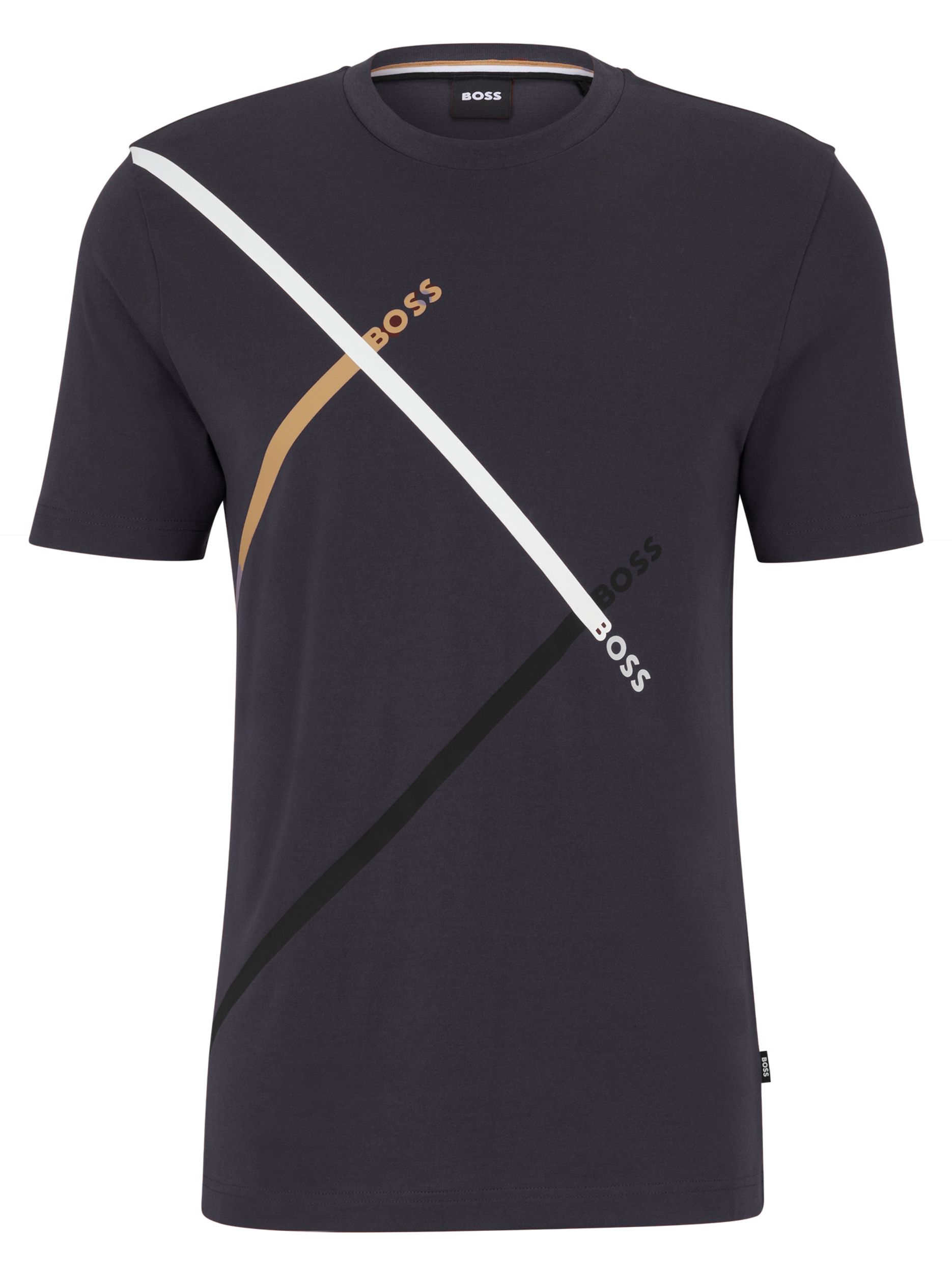 Hugo Boss Menswear Tiburt T-shirt KM Donker blauw 086410-001-L