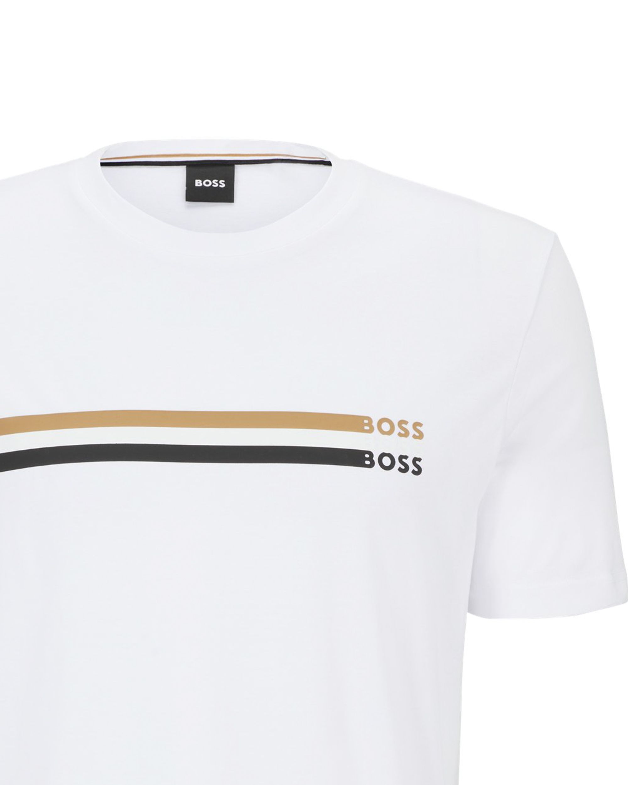 Hugo Boss Menswear Tiburt T-shirt KM Wit 086419-001-L