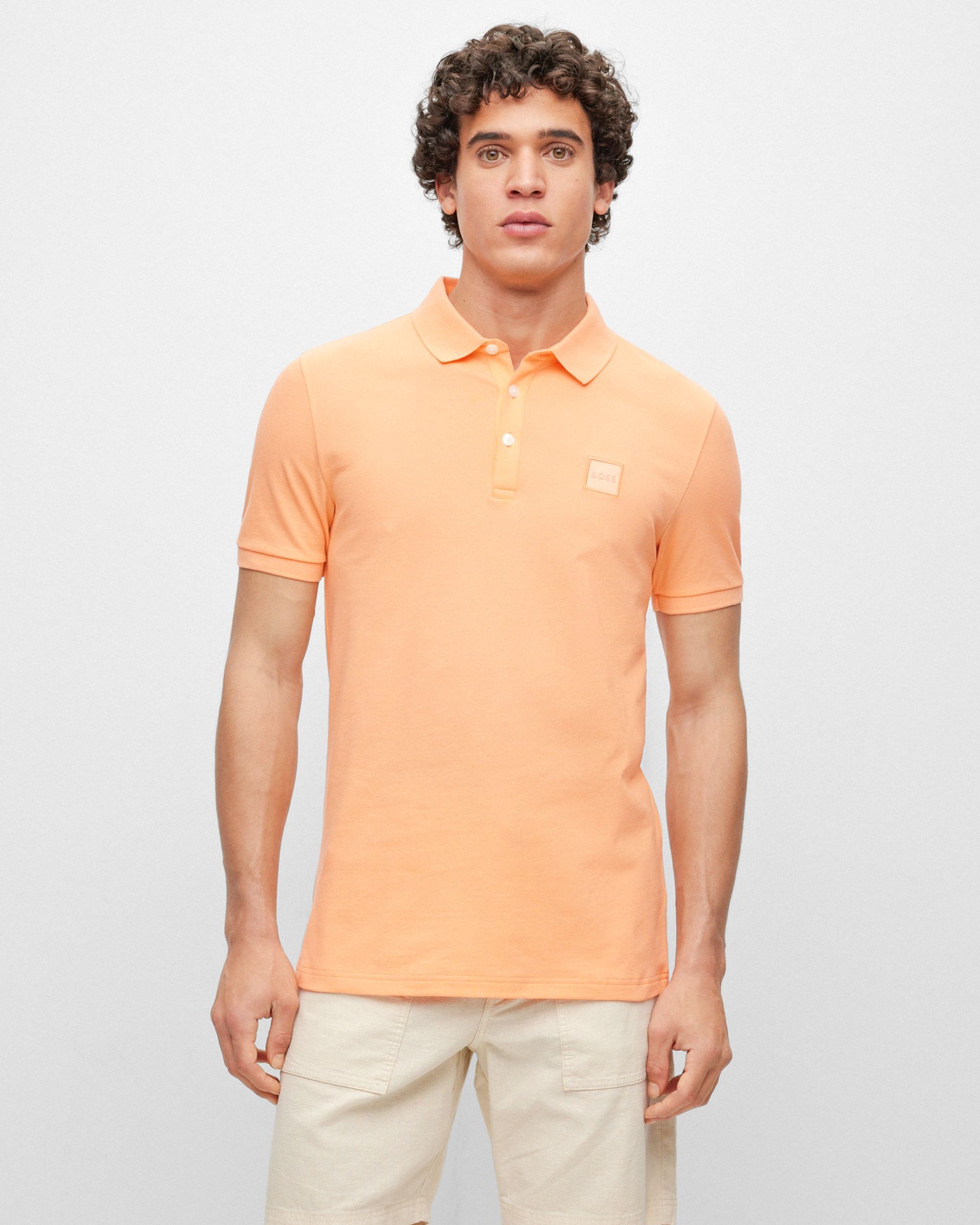 Hugo Boss Casual Passenger Polo KM Oranje 086448-001-L