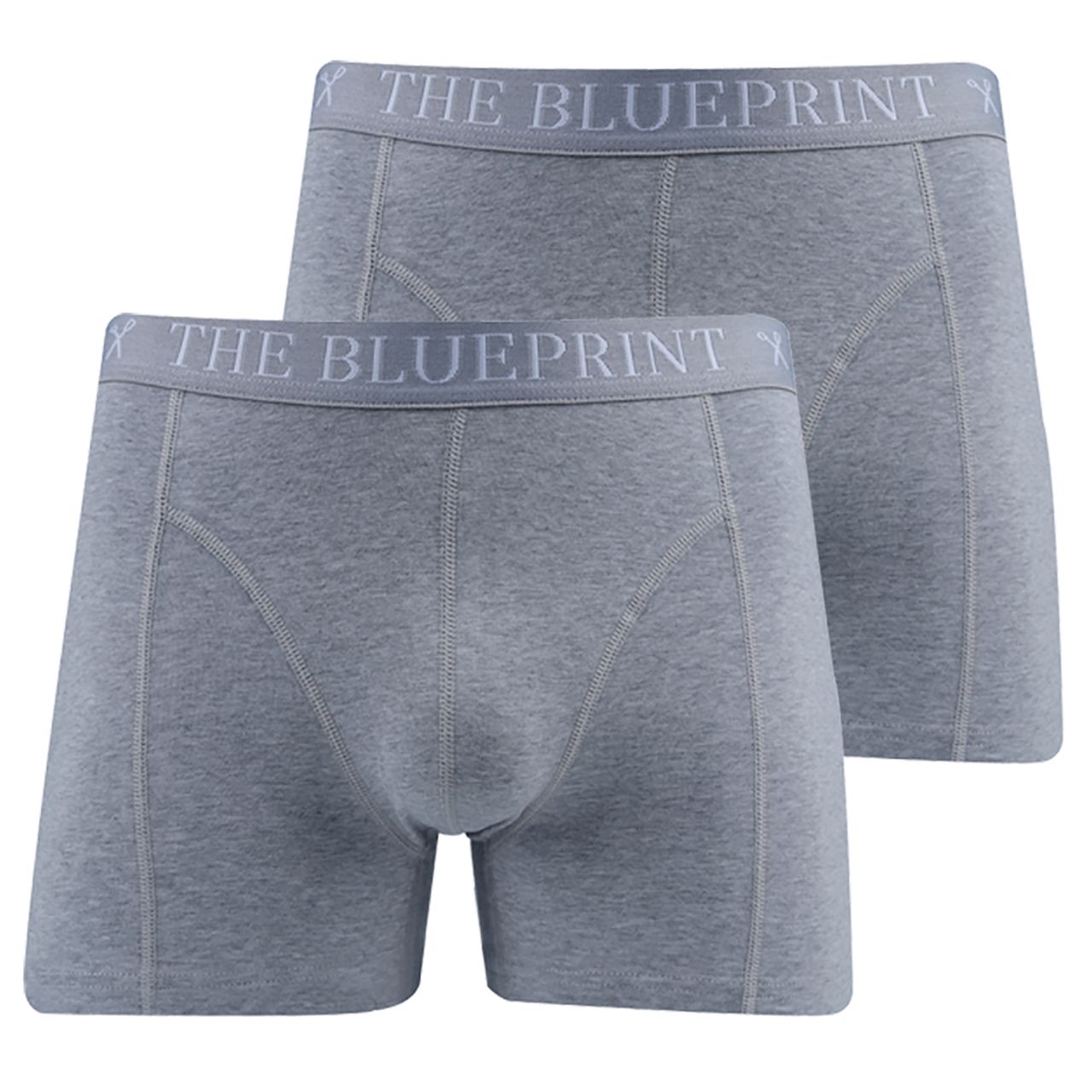 The BLUEPRINT Premium - Boxershort 2-pack Light Grey 086551-003-L