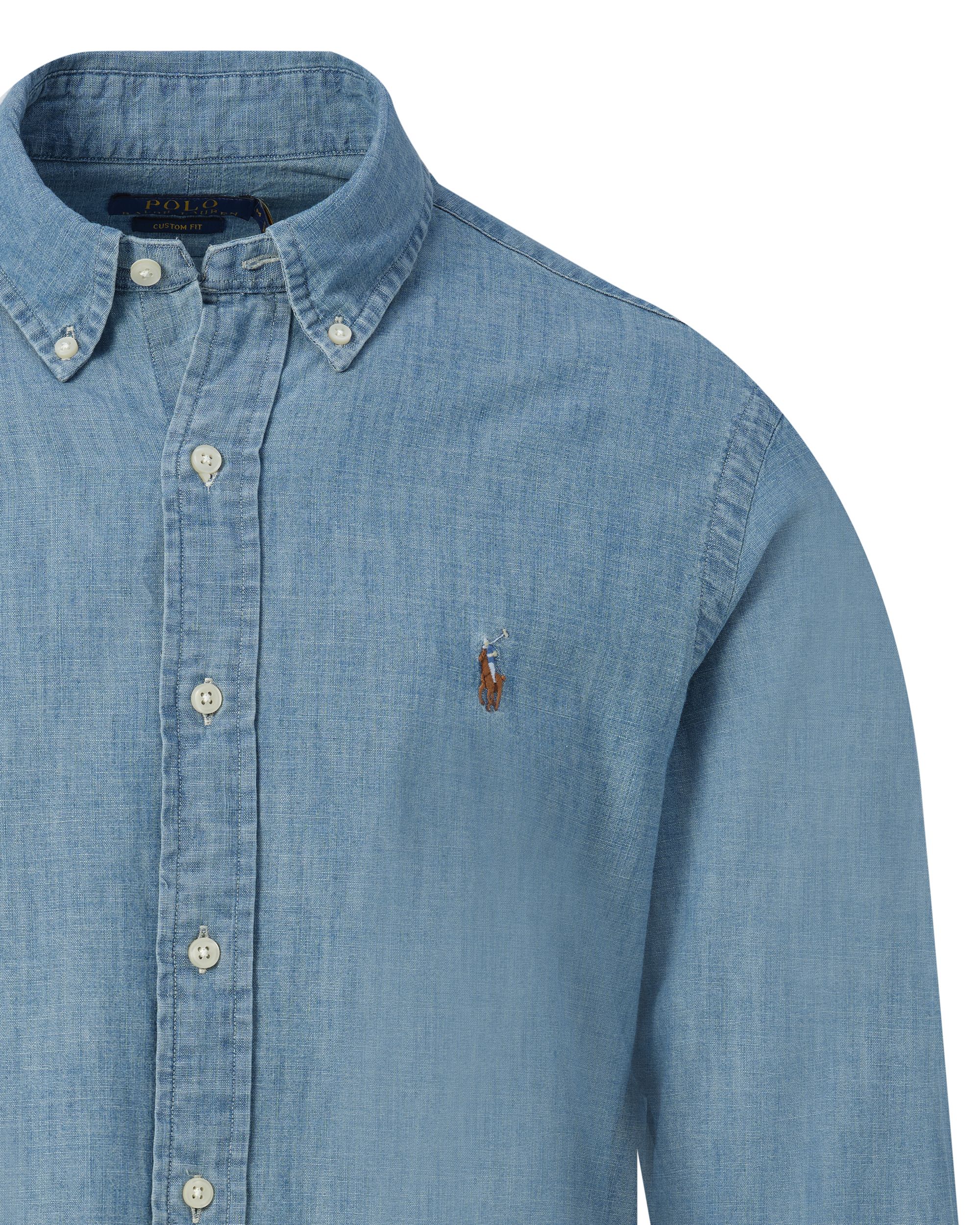 Polo Ralph Lauren Casual Overhemd LM Blauw 086675-001-L