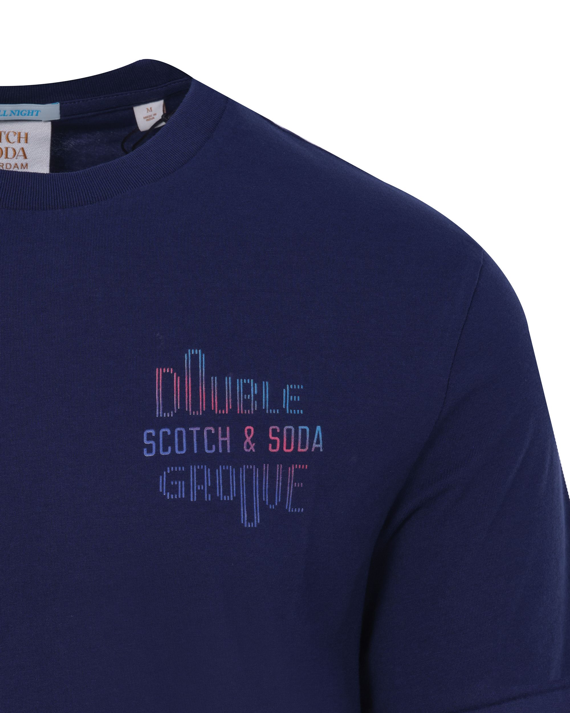 Scotch & Soda T-shirt KM Donker blauw 086896-001-L