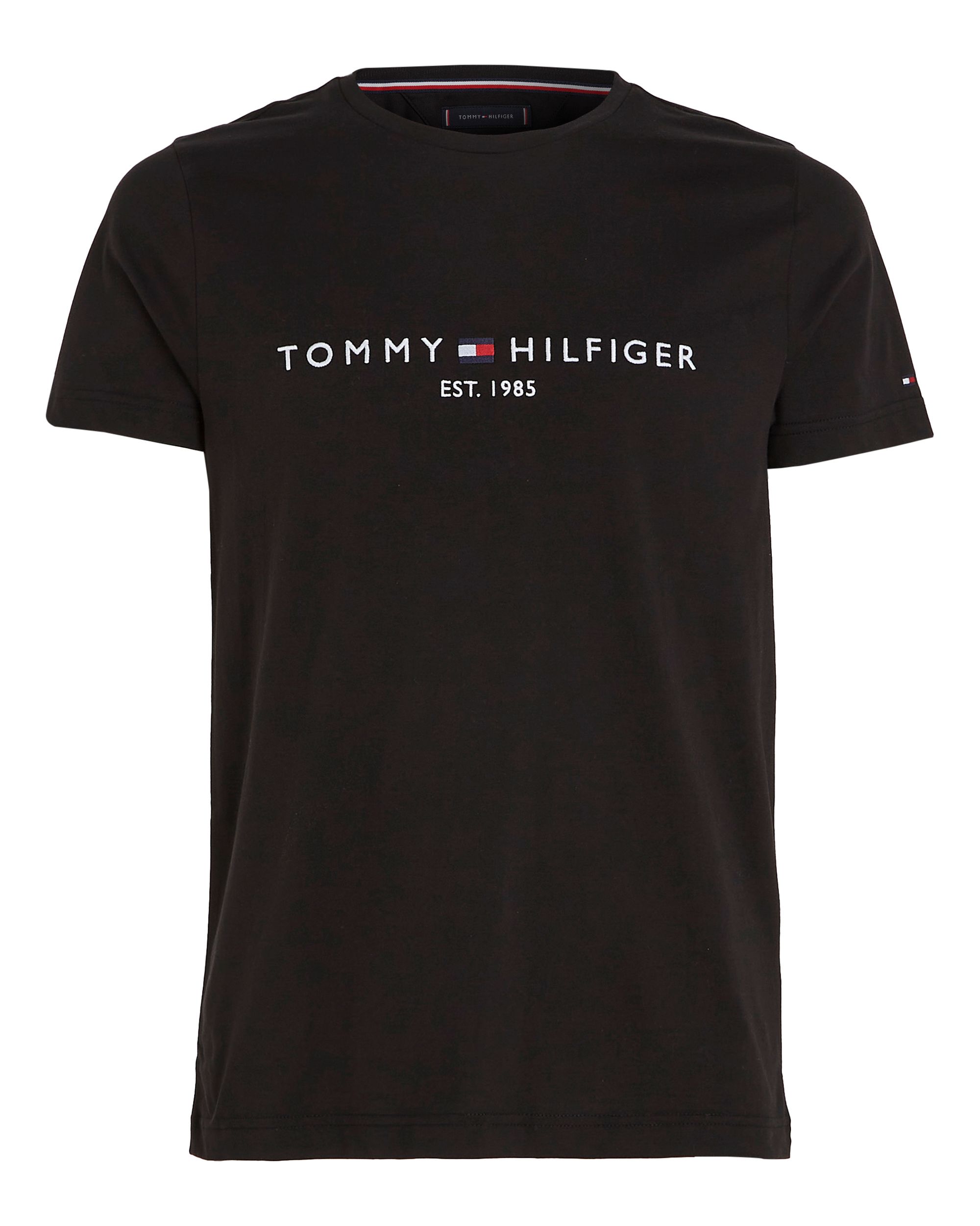 Tommy Hilfiger Menswear T-shirt KM Zwart 086995-001-L