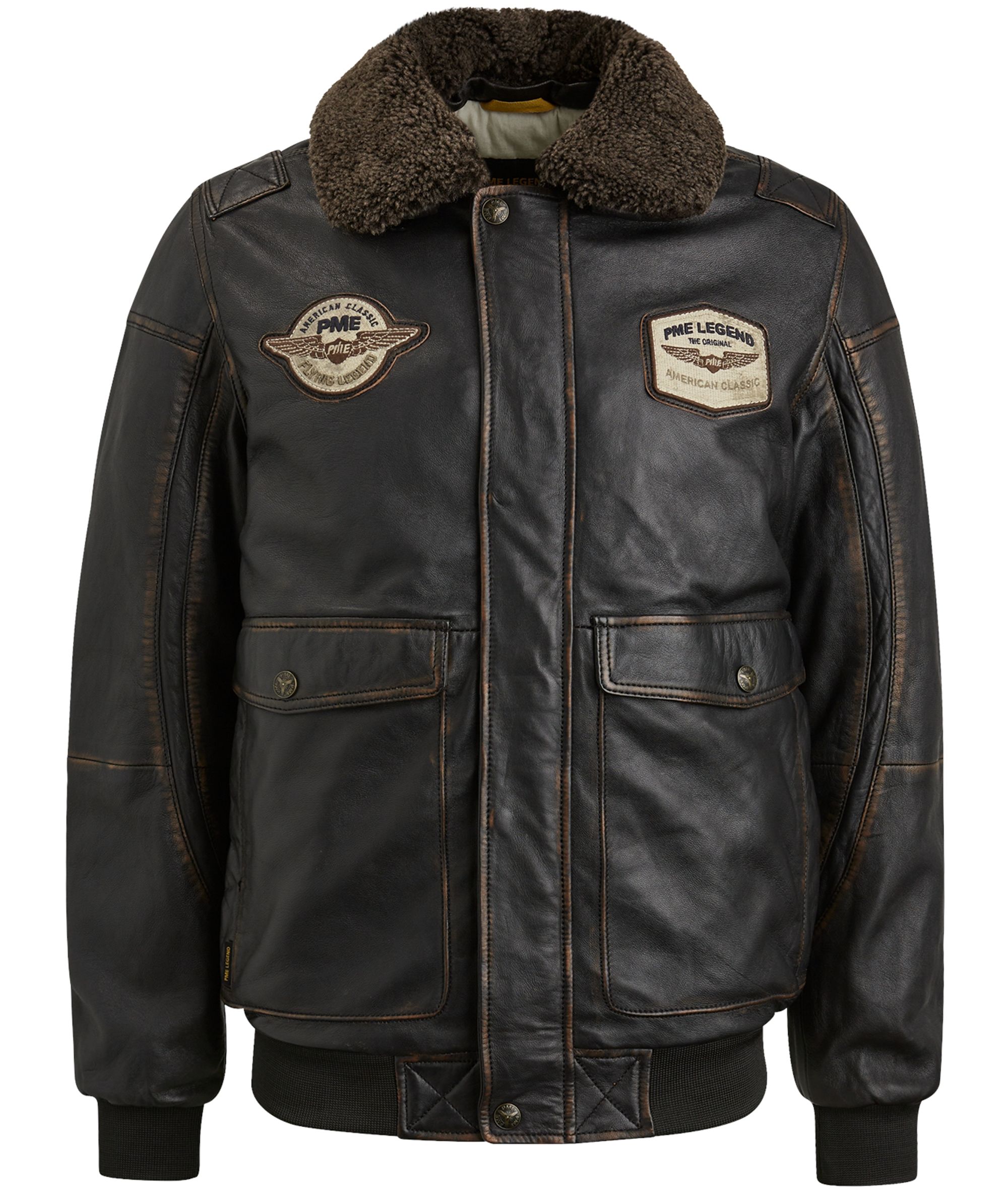 PME Legend Snowprop 3.0 Leren Jas Shop nu OFM