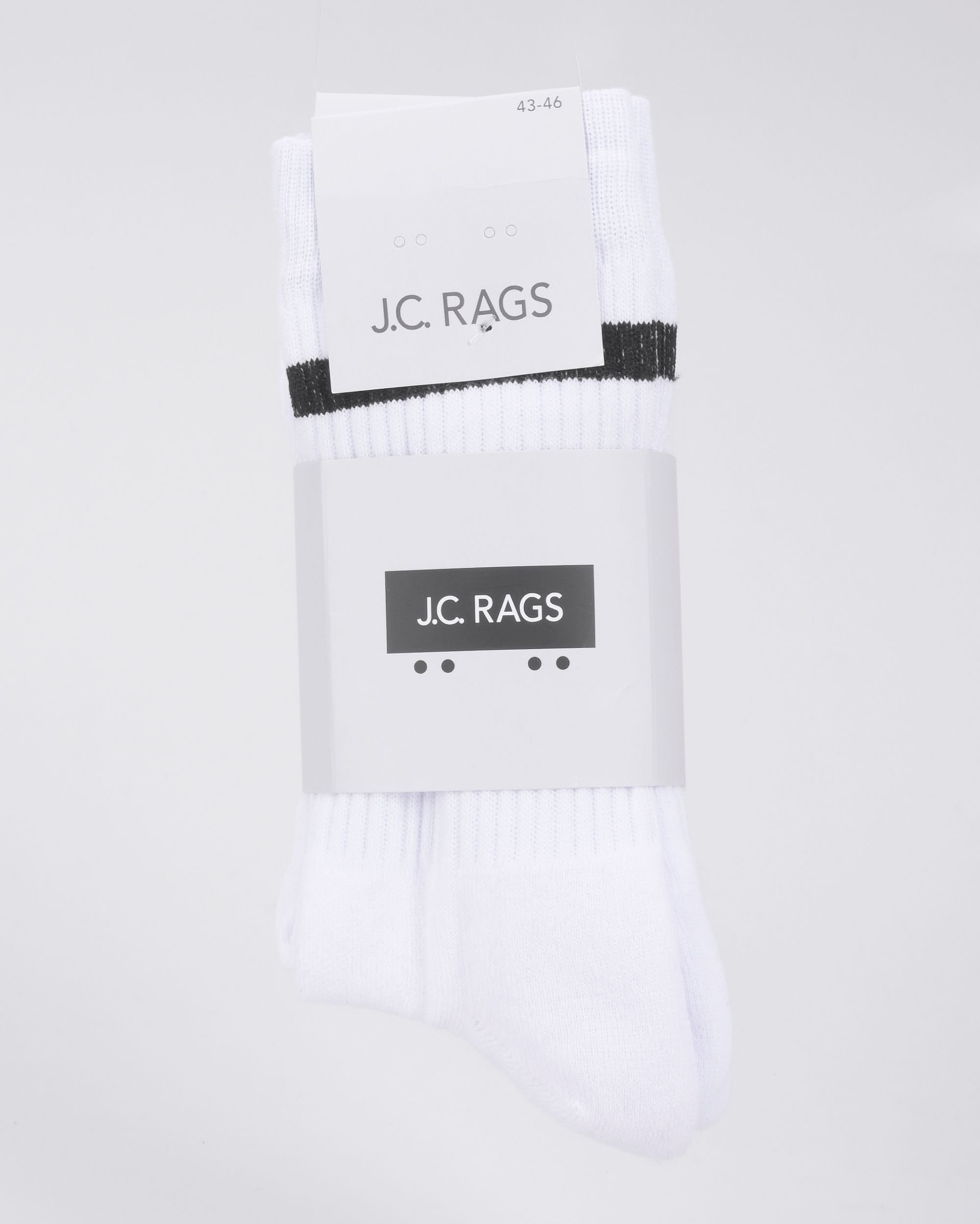 J.C. RAGS - Sportsokken 3-pack wit WHITE 088107-001-3942