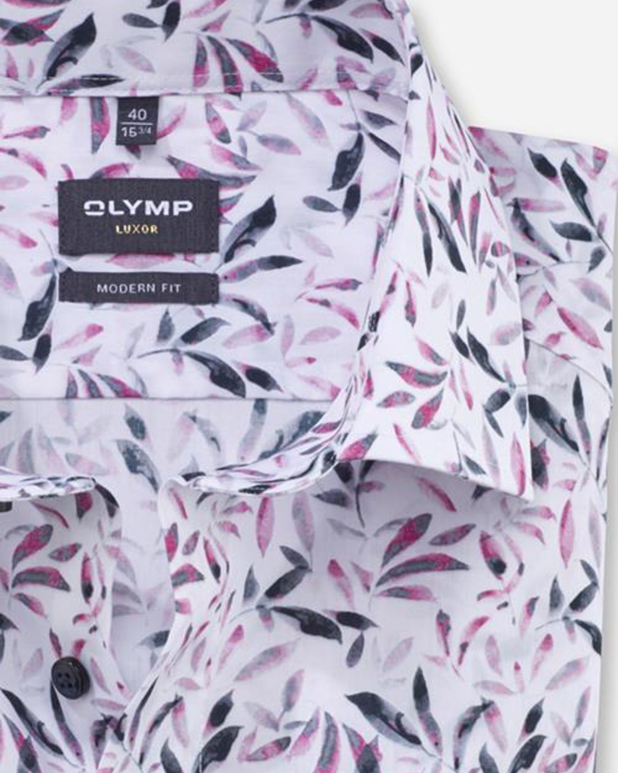 OLYMP Luxor Modern Fit Overhemd LM Roze 088311-001-37