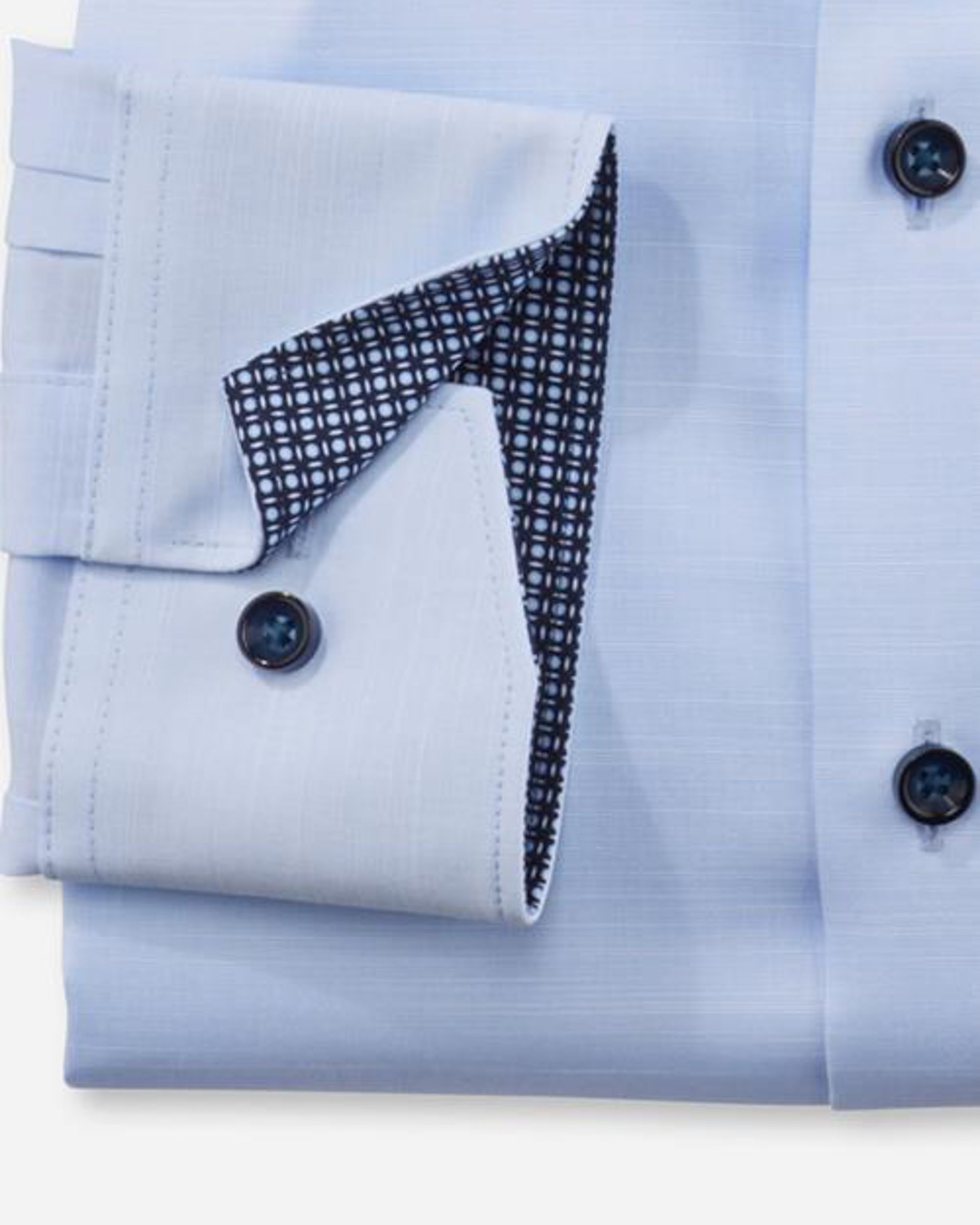 OLYMP Luxor Modern Fit Overhemd LM Blauw 088312-001-37
