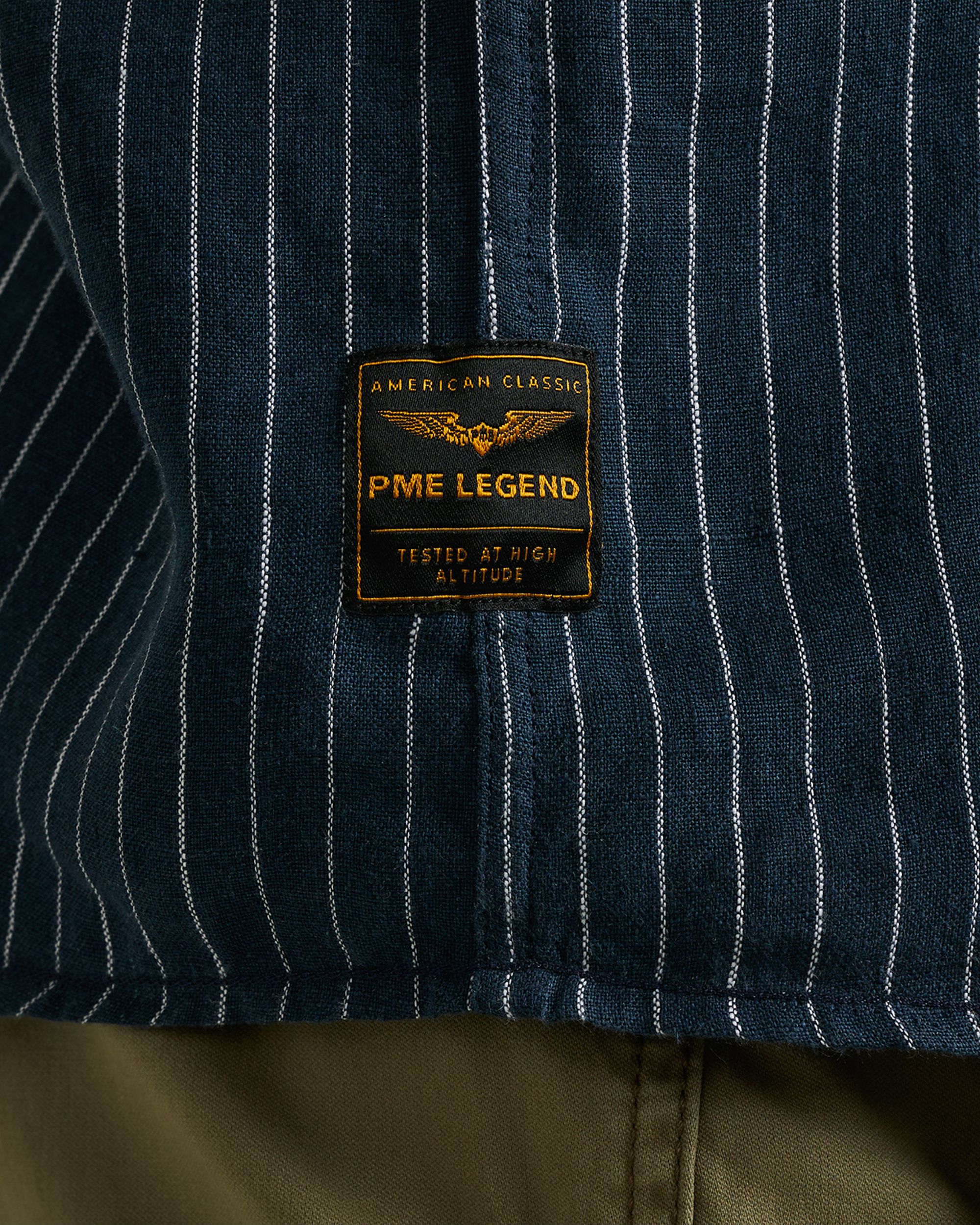 PME Legend Casual Overhemd KM Blauw 088549-001-L